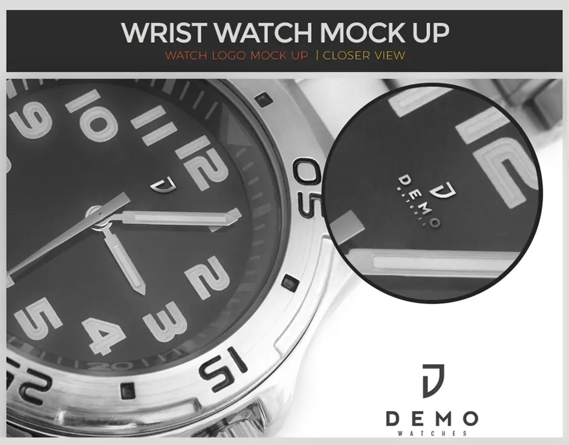 wrist watch mock up