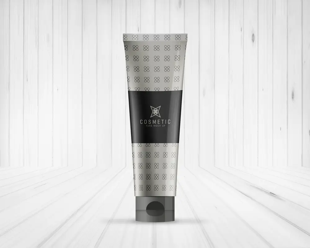 cosmetic tube mockup