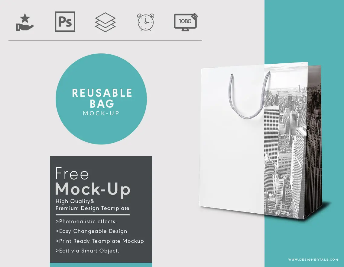 reusable bag mockup