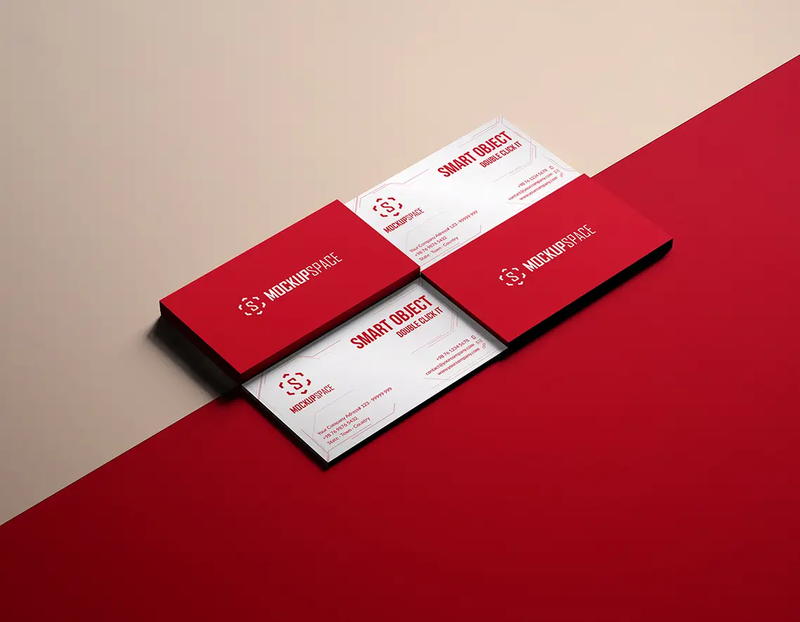 printable card mock up