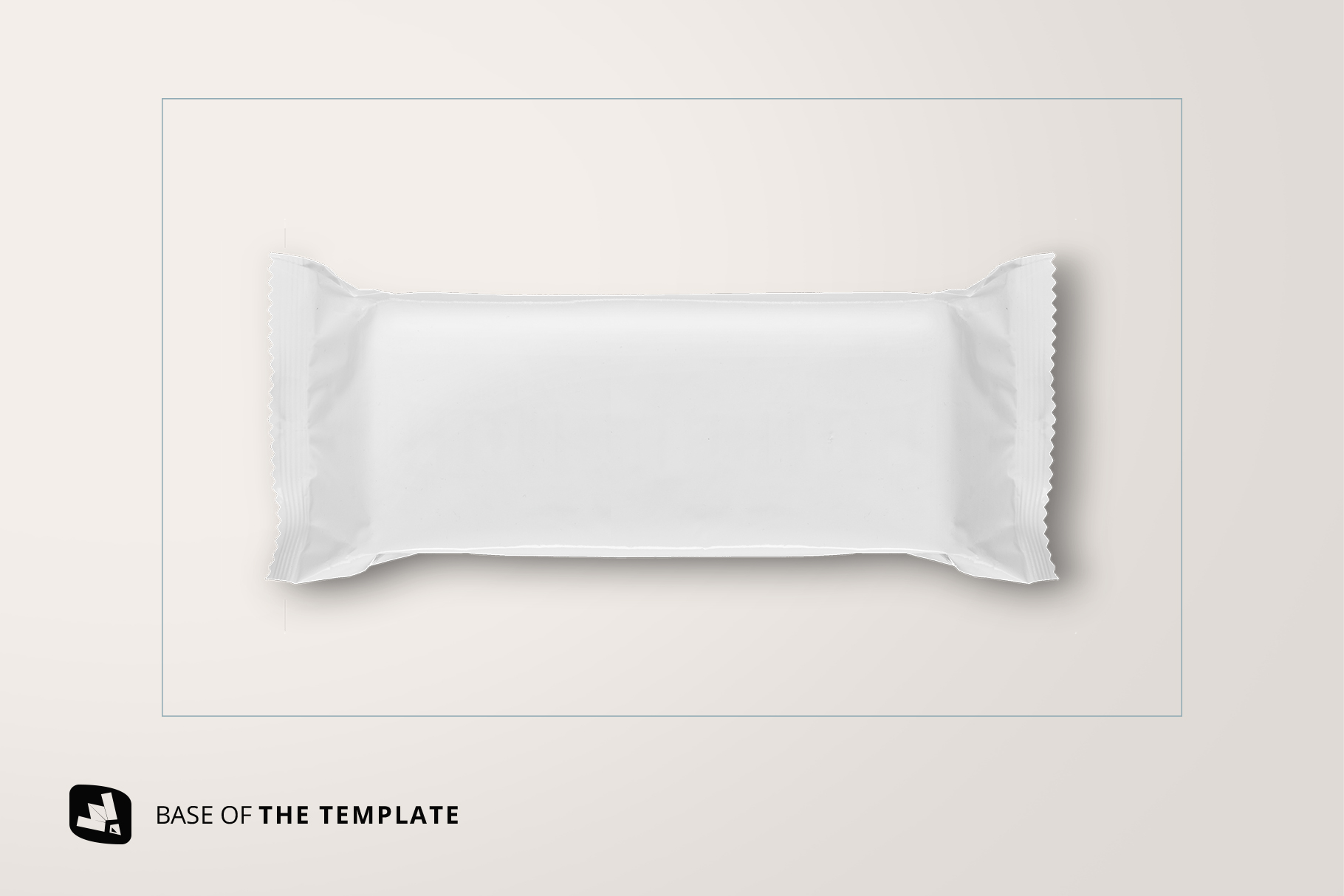 base image of the top view aluminium pack mockup