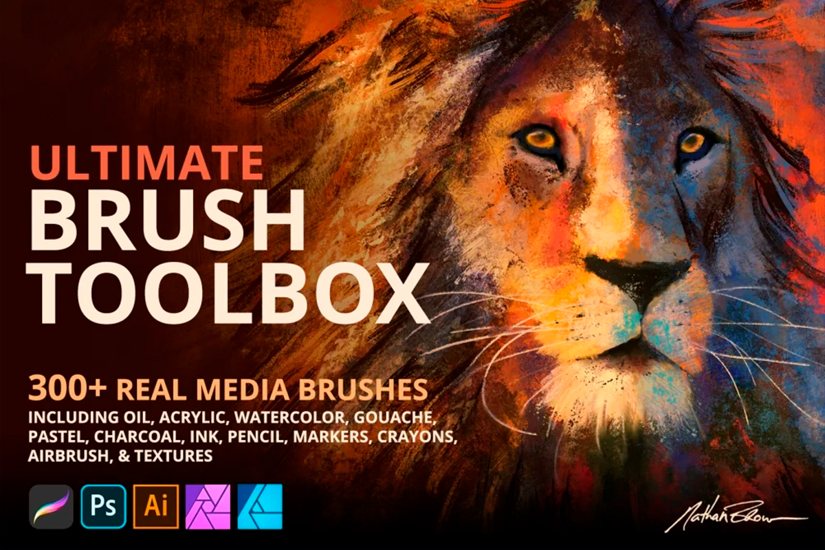 the grand brush collection for graphic artists
