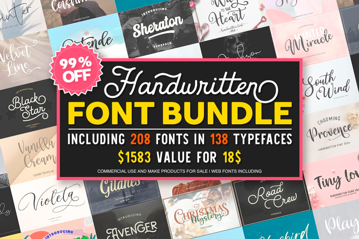 the modern font bundle