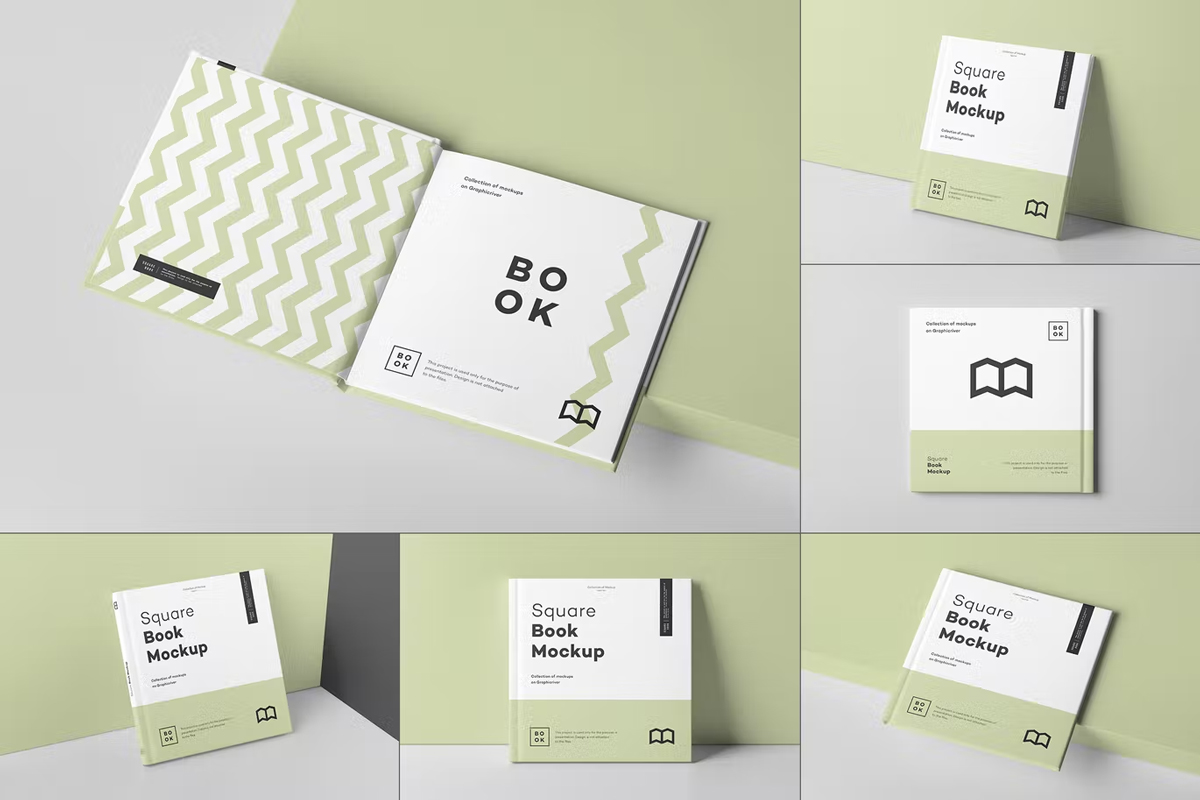 free book mockup