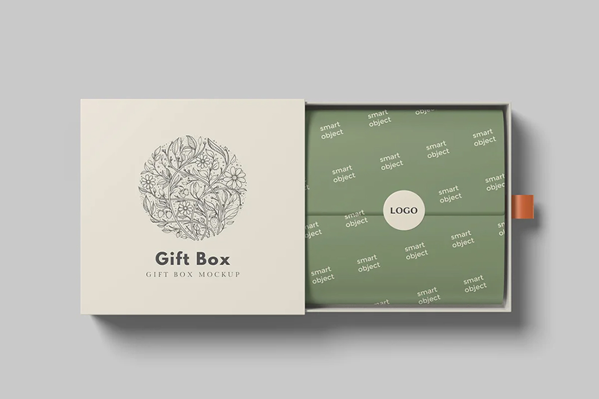 best gift box mockup