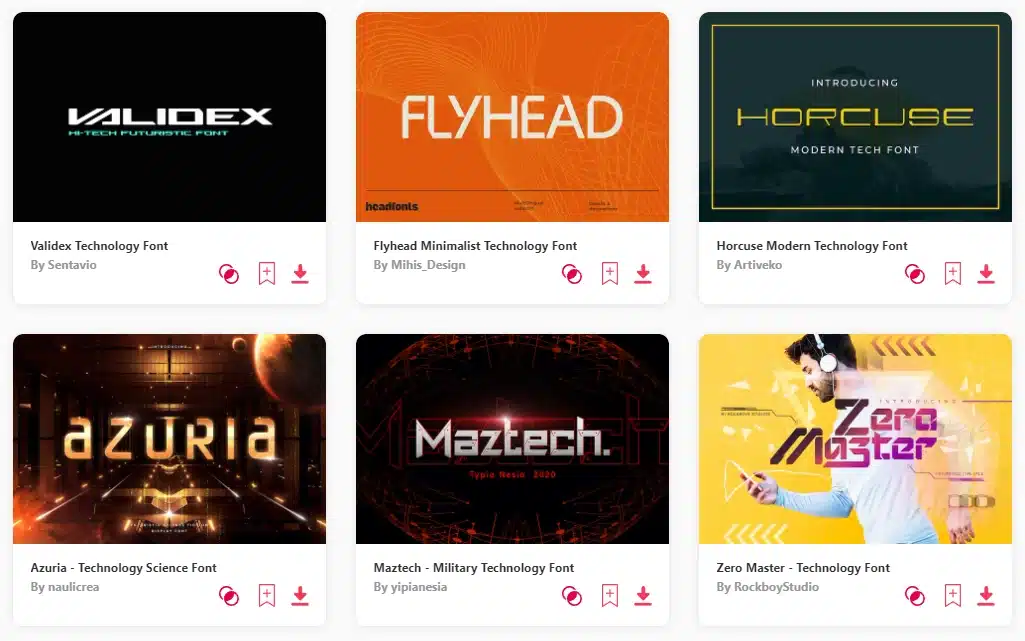 best tech fonts