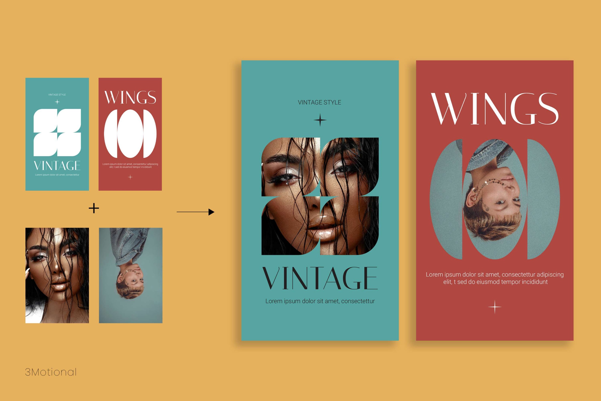 High-Quality PSD Mock-Ups: Customizable Graphics for Social Media Branding