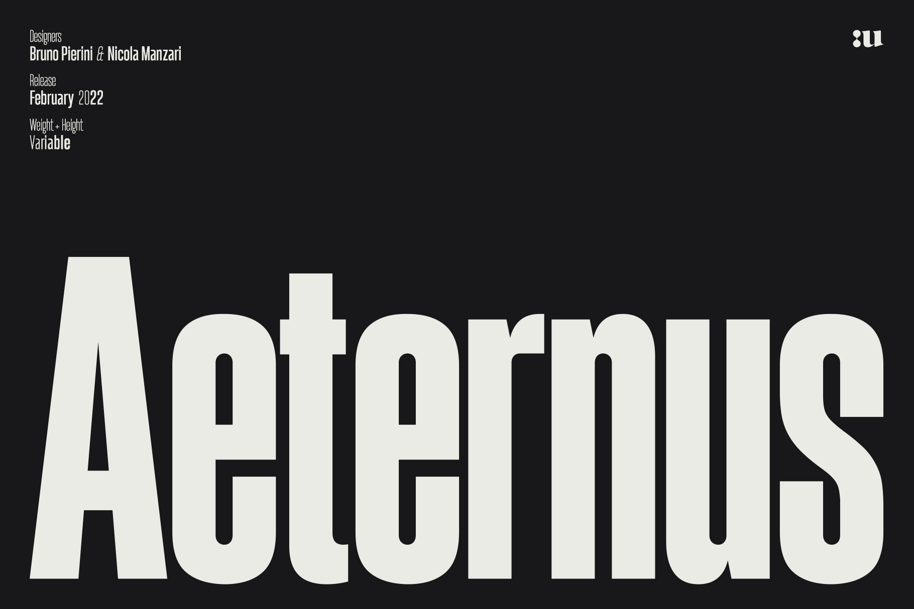 aeternus sans serif font
