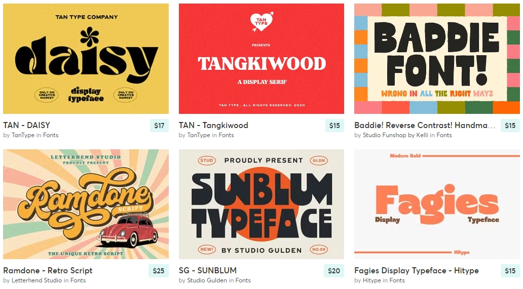 funky fonts image preview