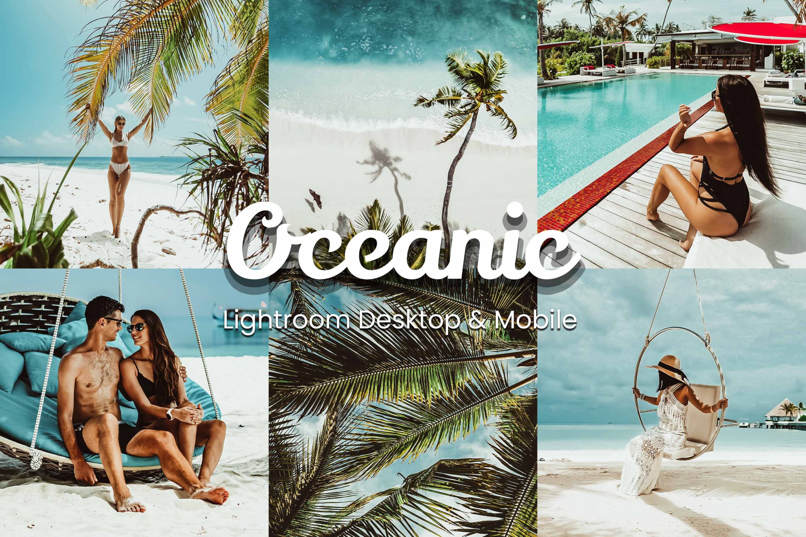 Transform your tropical photos with 30 Oceanic Lightroom presets for vibrant beach and travel images.