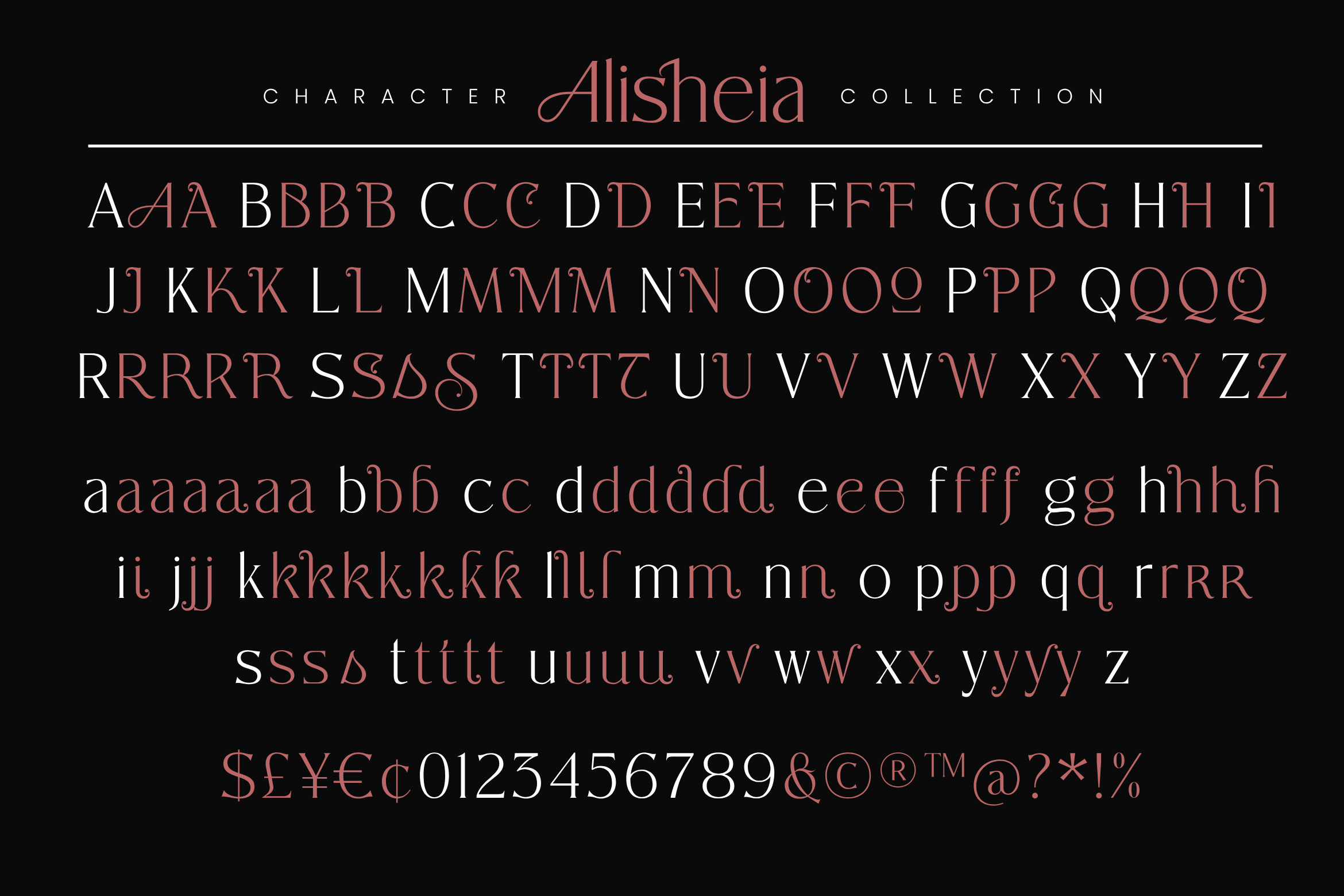 Alisheia-Elegant Serif Font