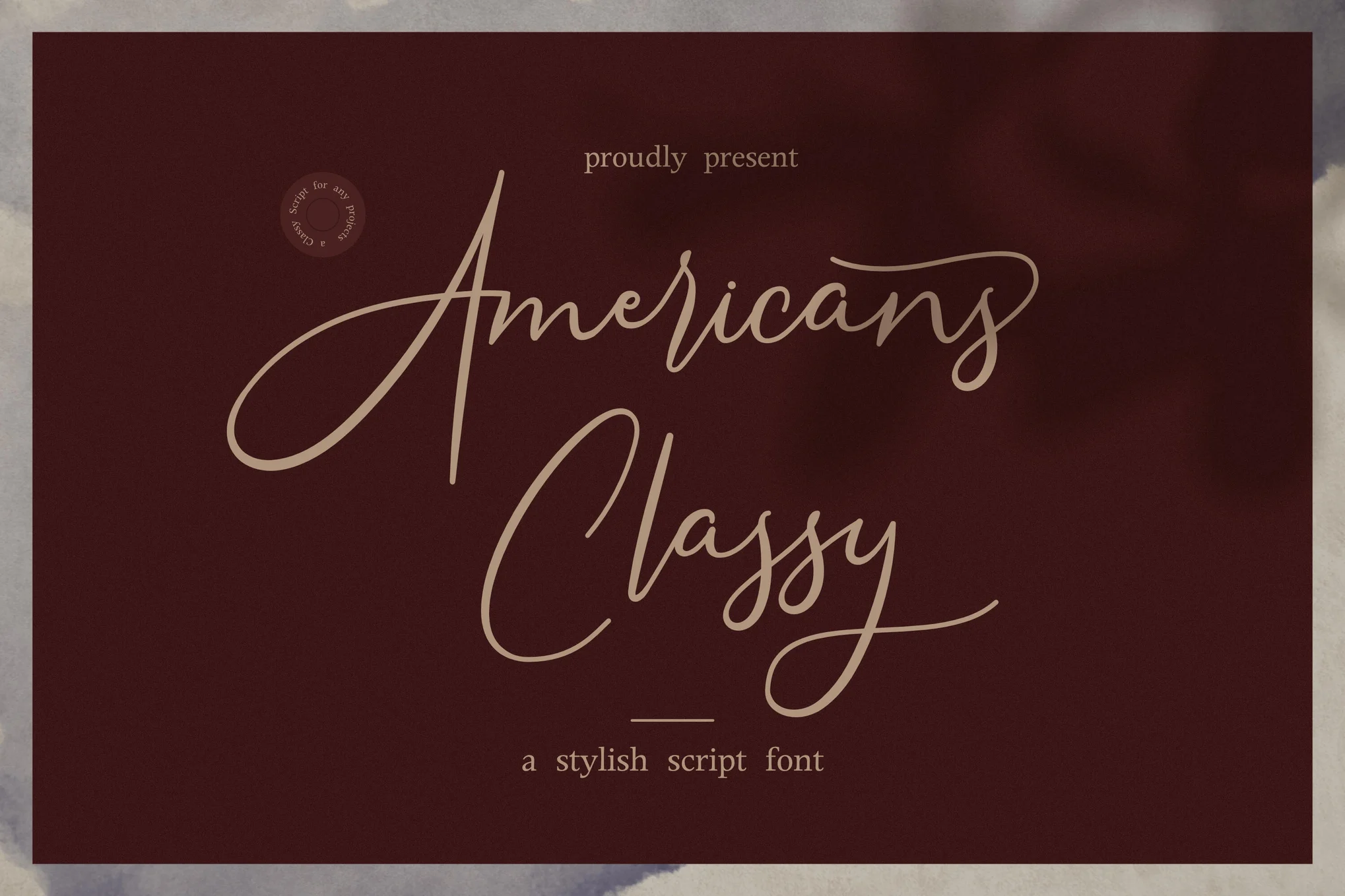 Americans Classy - Stylish Script