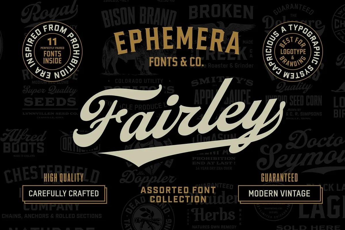 EFCO Fairley Assorted Font