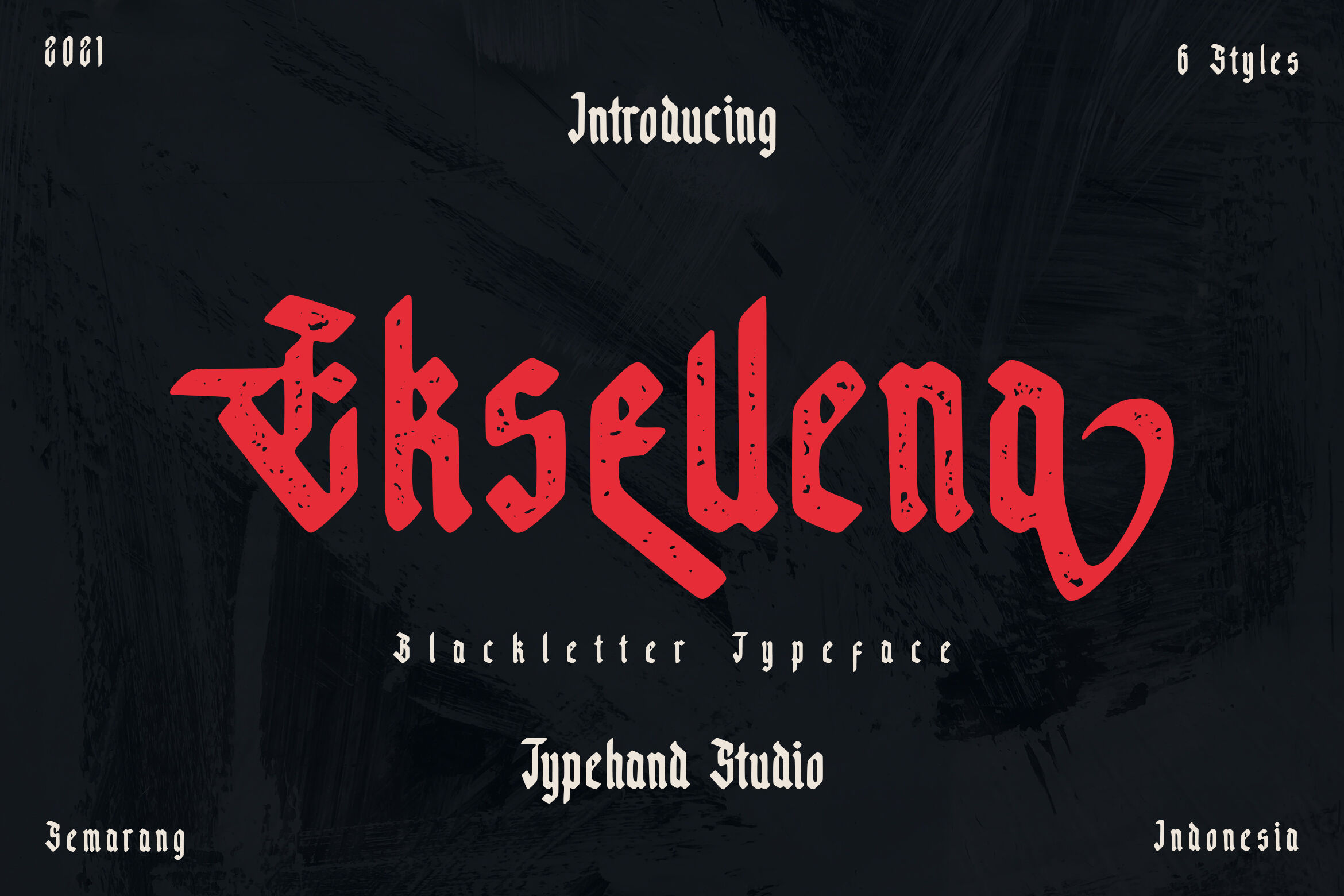Eksellena Tattoo Font