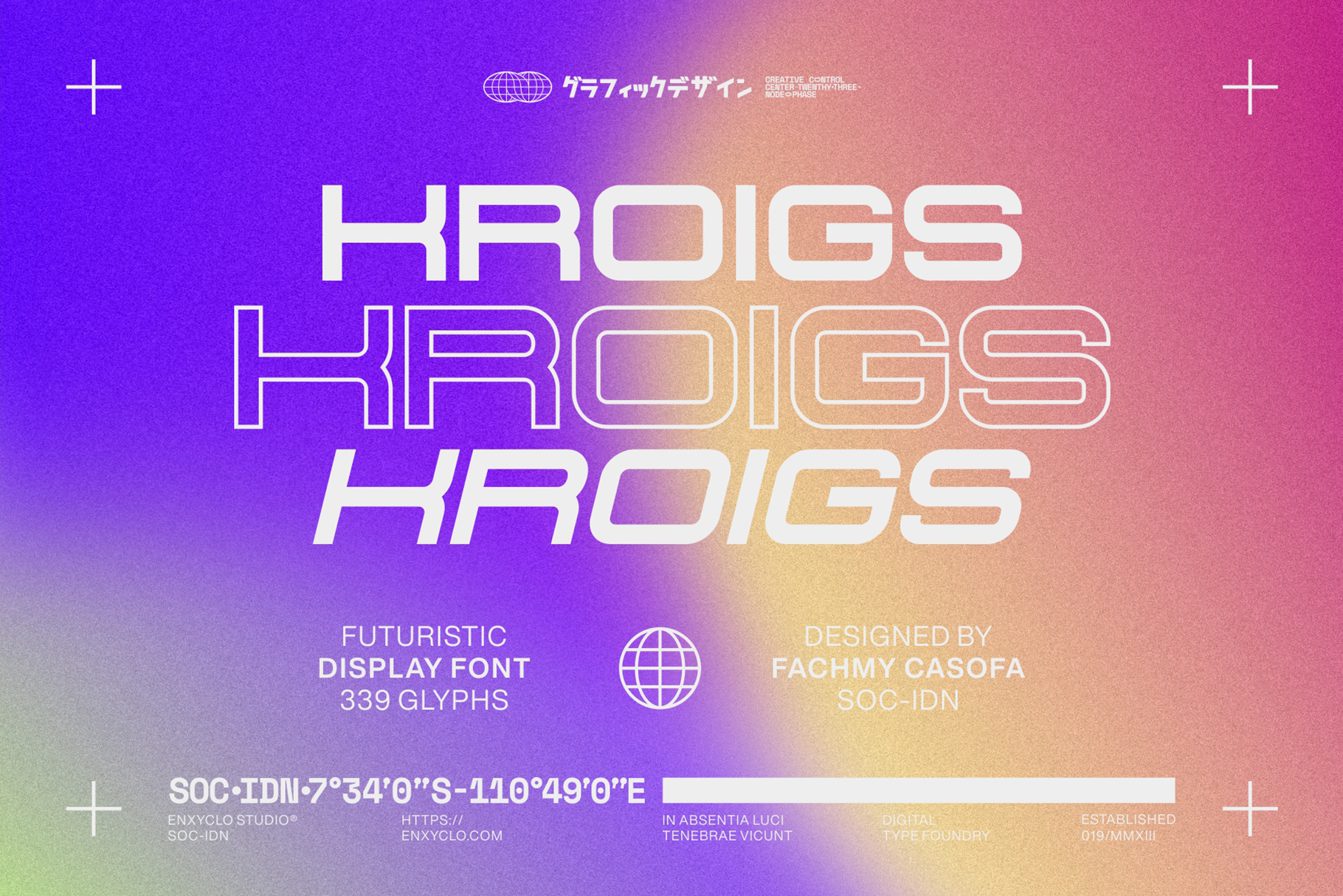 Future-Ready Typography: Meet the 16+ Best Tech Fonts for Modern Design 4 Kroigs โ Futuristic Techno Cyberpunk Font