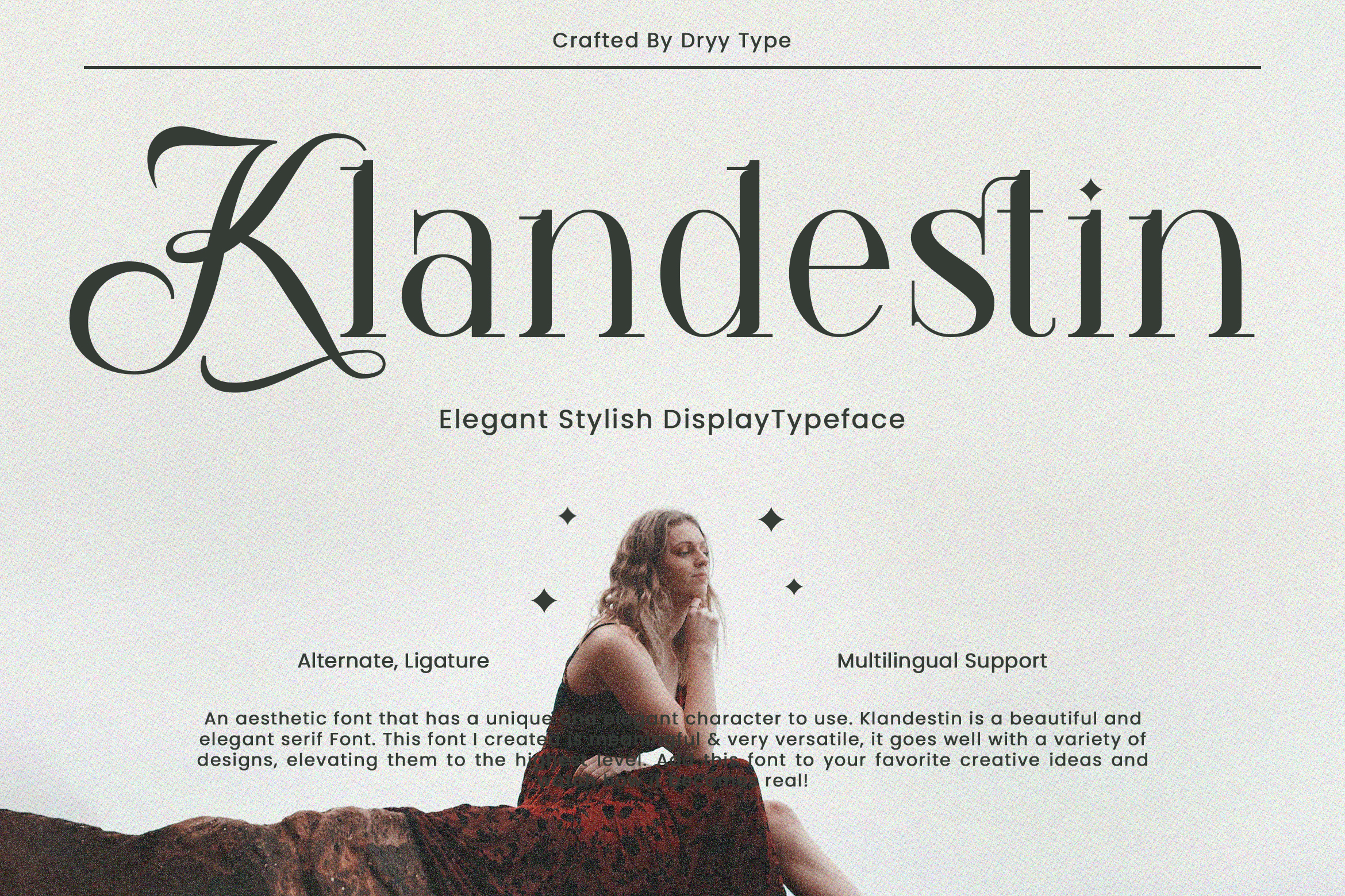 23+ Best Serif Fonts for Eye-Catching Typography 23 Klandestin Best Serif Font