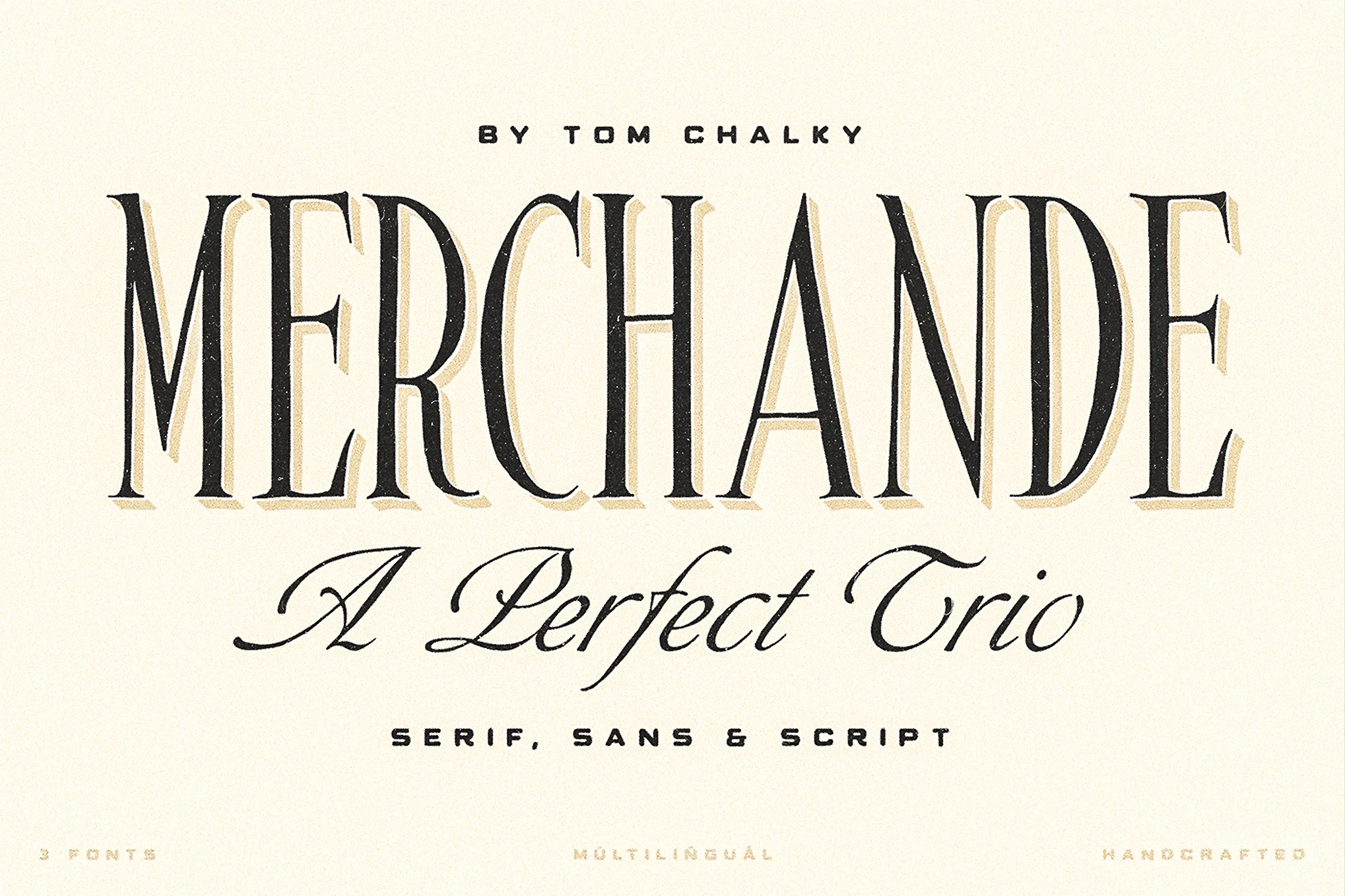 Merchande – Vintage Font Trio