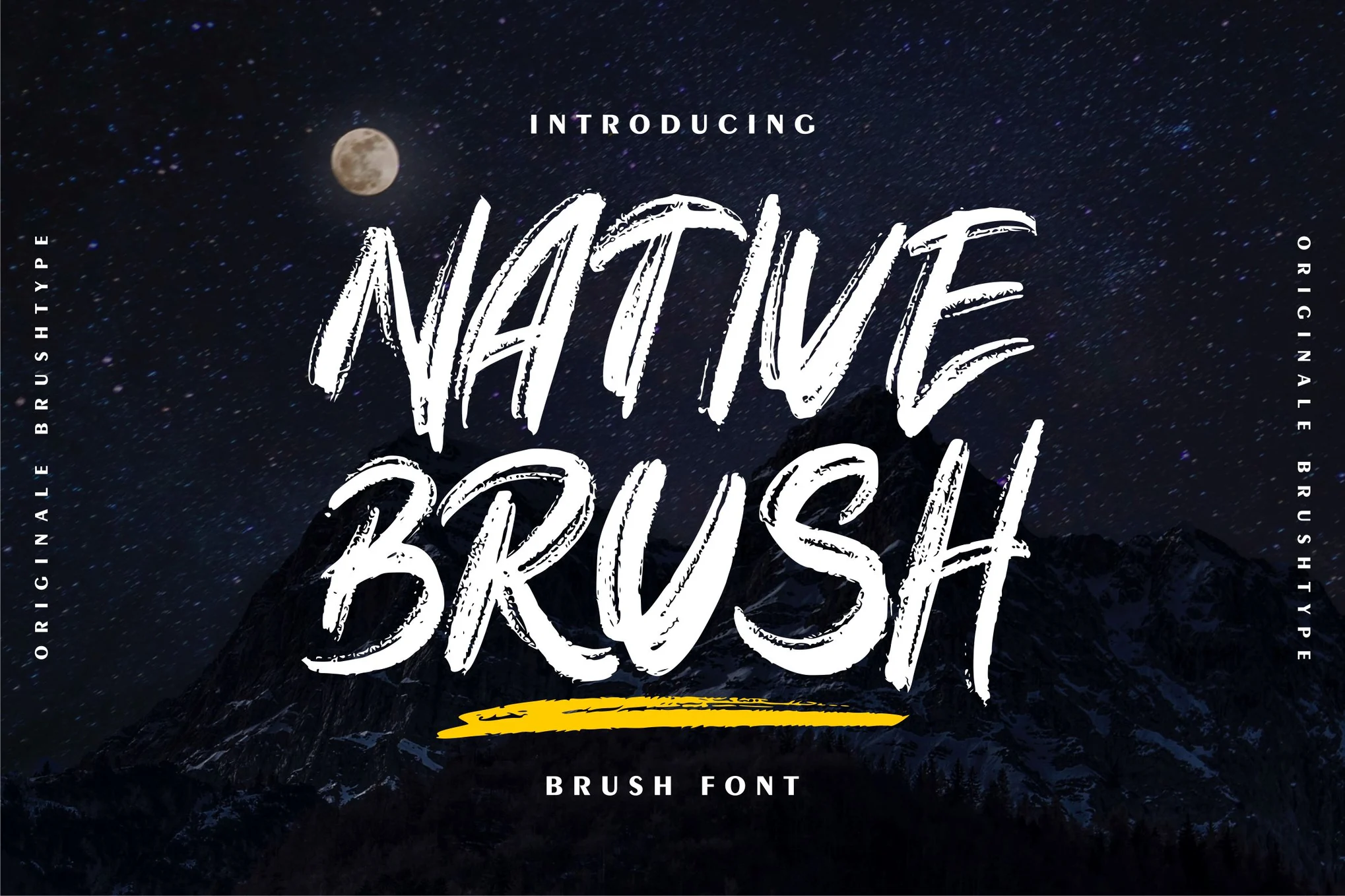 Native Brush Brush Font