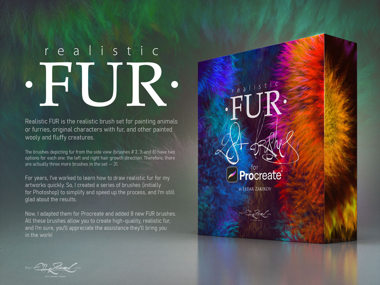 Realistic FUR 4 Procreate Page 1