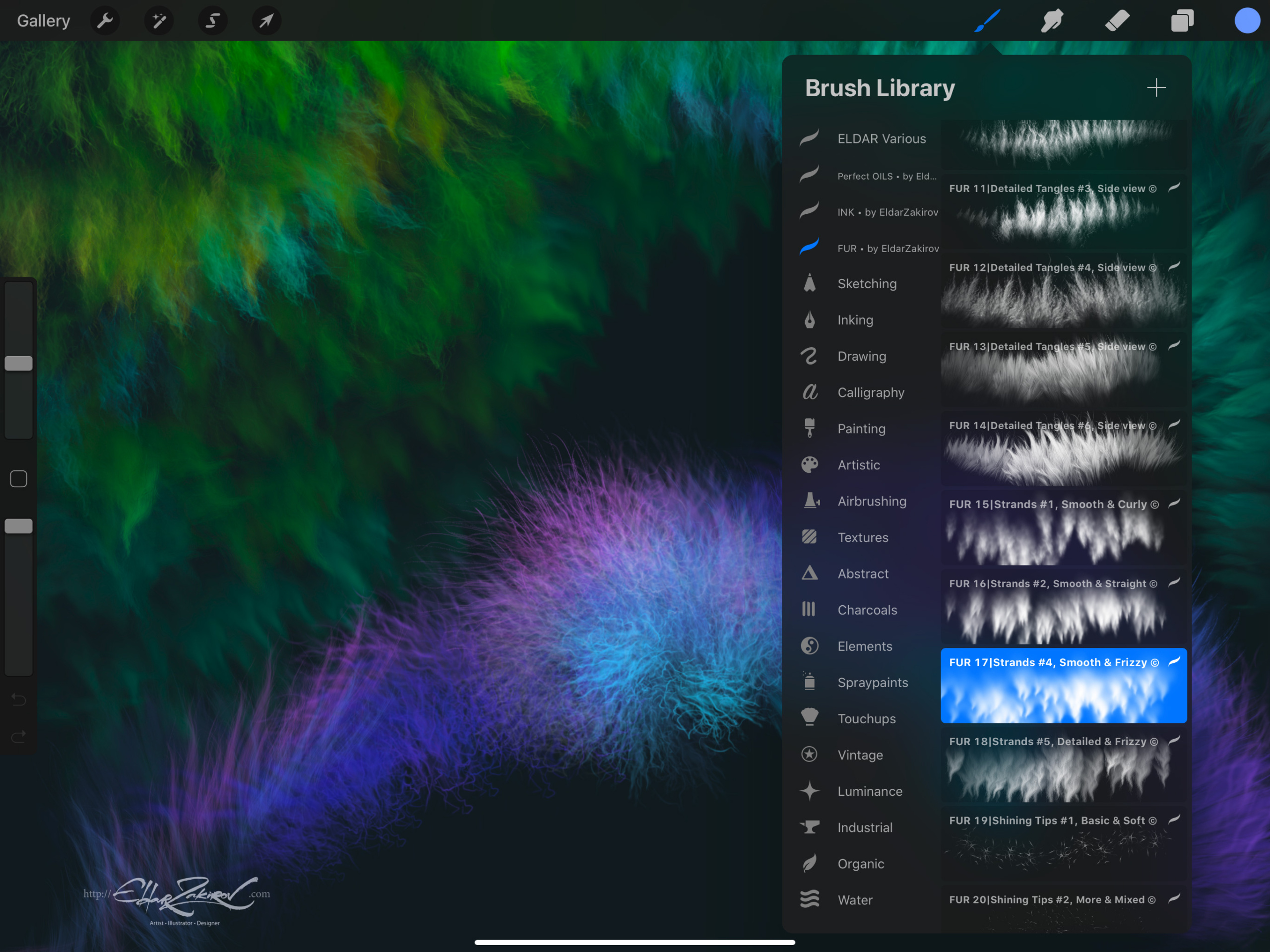 Realistic FUR 4 Procreate Page 3a