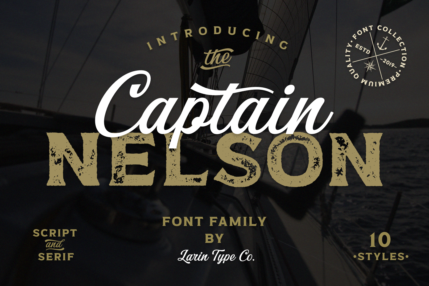 captain nelson font