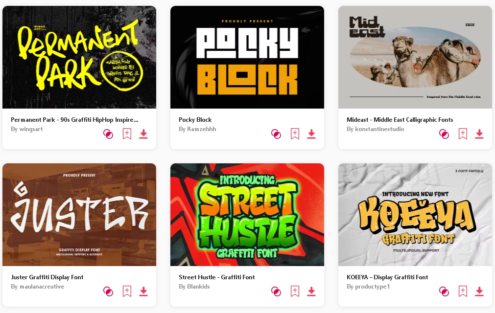 Best hip hop fonts envato elements website