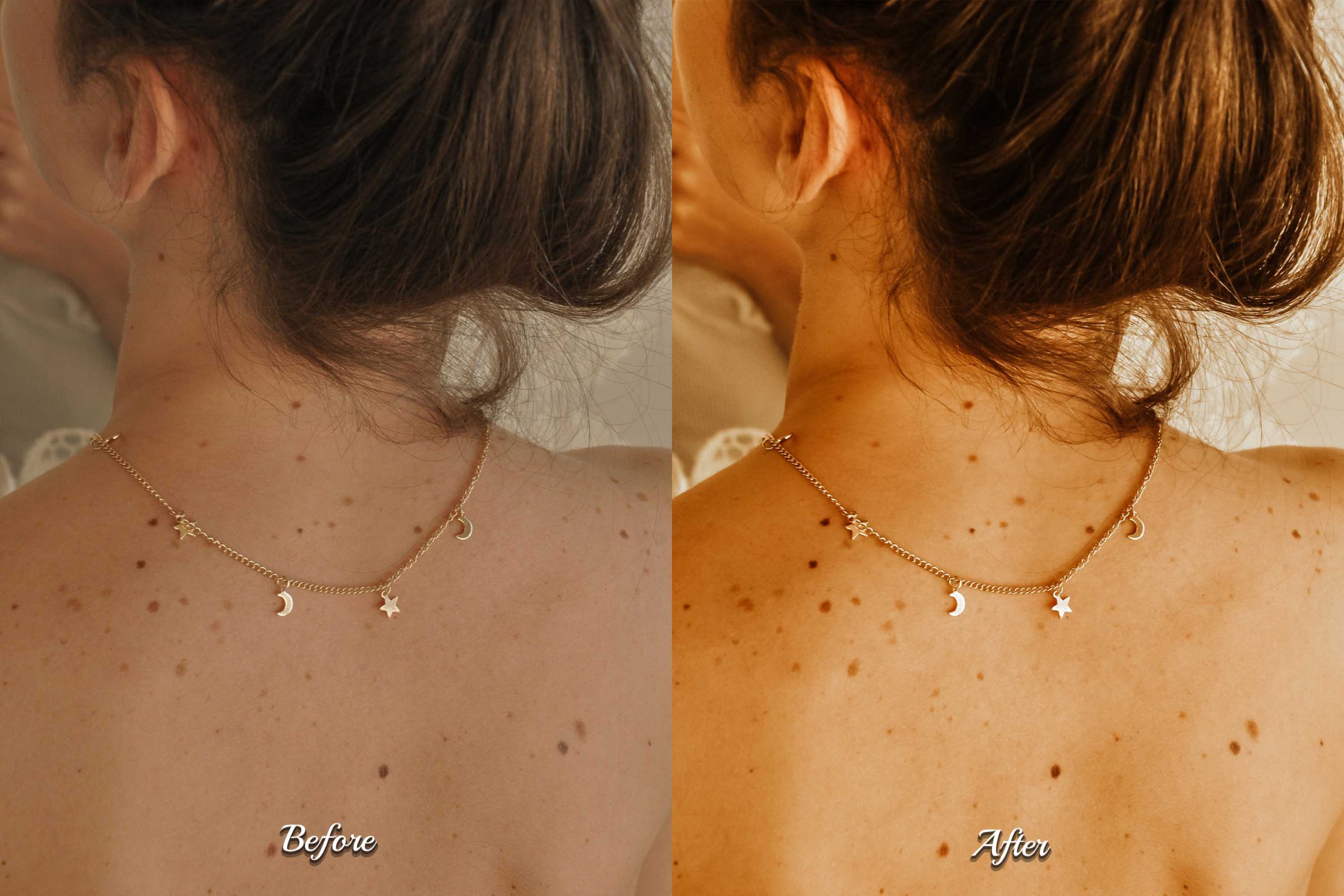 Transform vintage and luxury photos with Gold Glow Photoshop Actions, perfect for jewelry and gold accessories.
