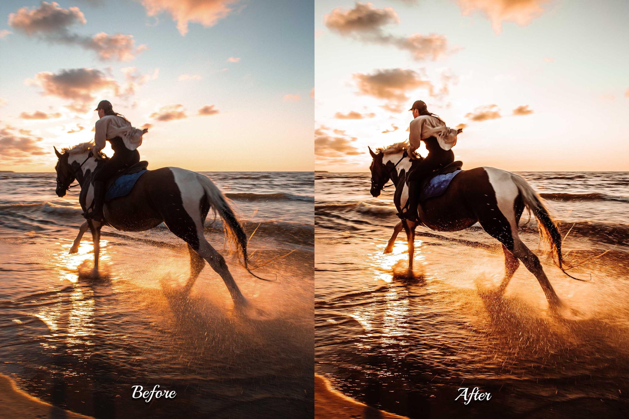 Cowboy-inspired Photoshop actions and overlays for bringing a touch of Western flair to your lifestyle, portrait, and landscape photography.