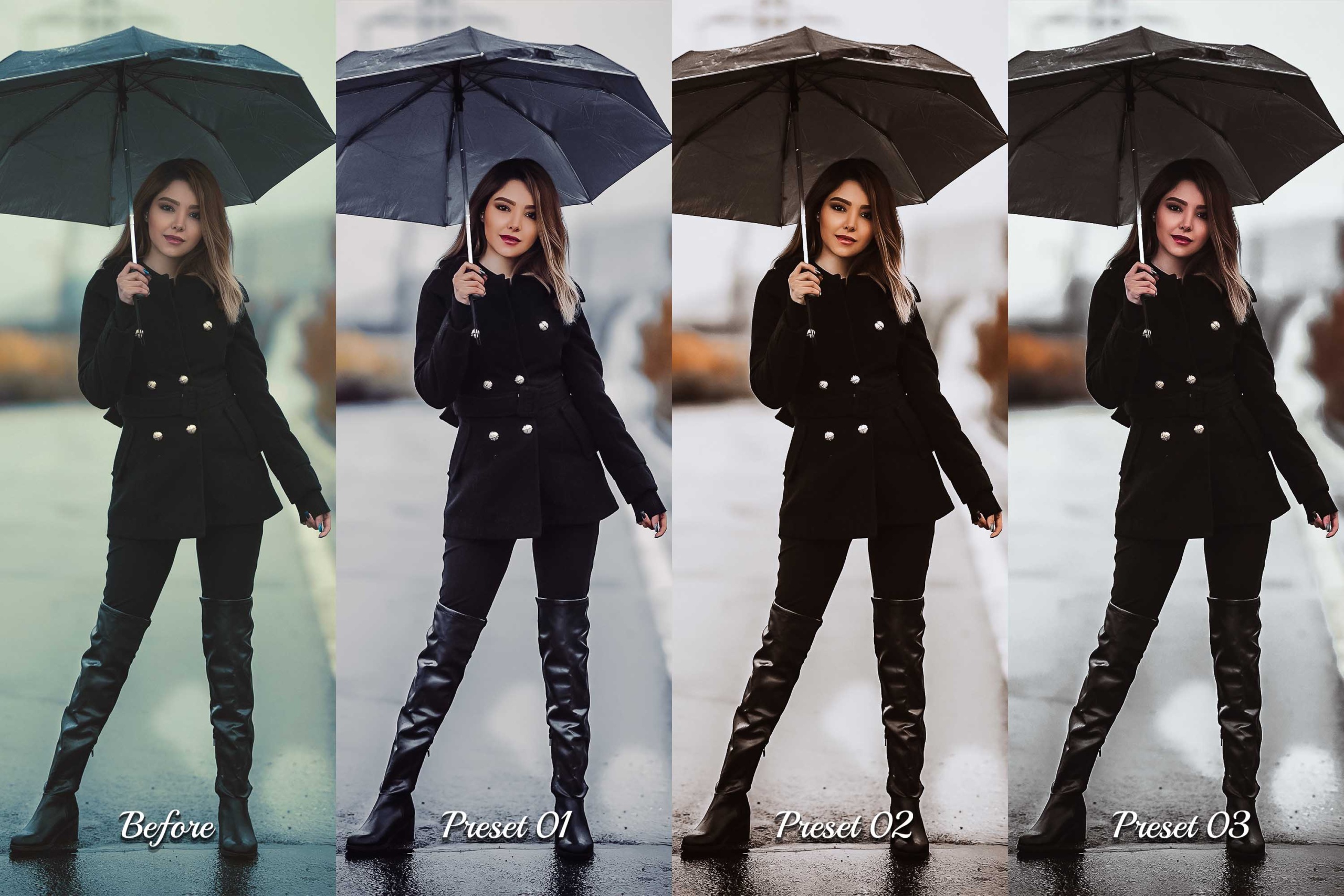 Achieve stunning dark and dramatic edits with our Dark Luxe Photoshop Presets collection.