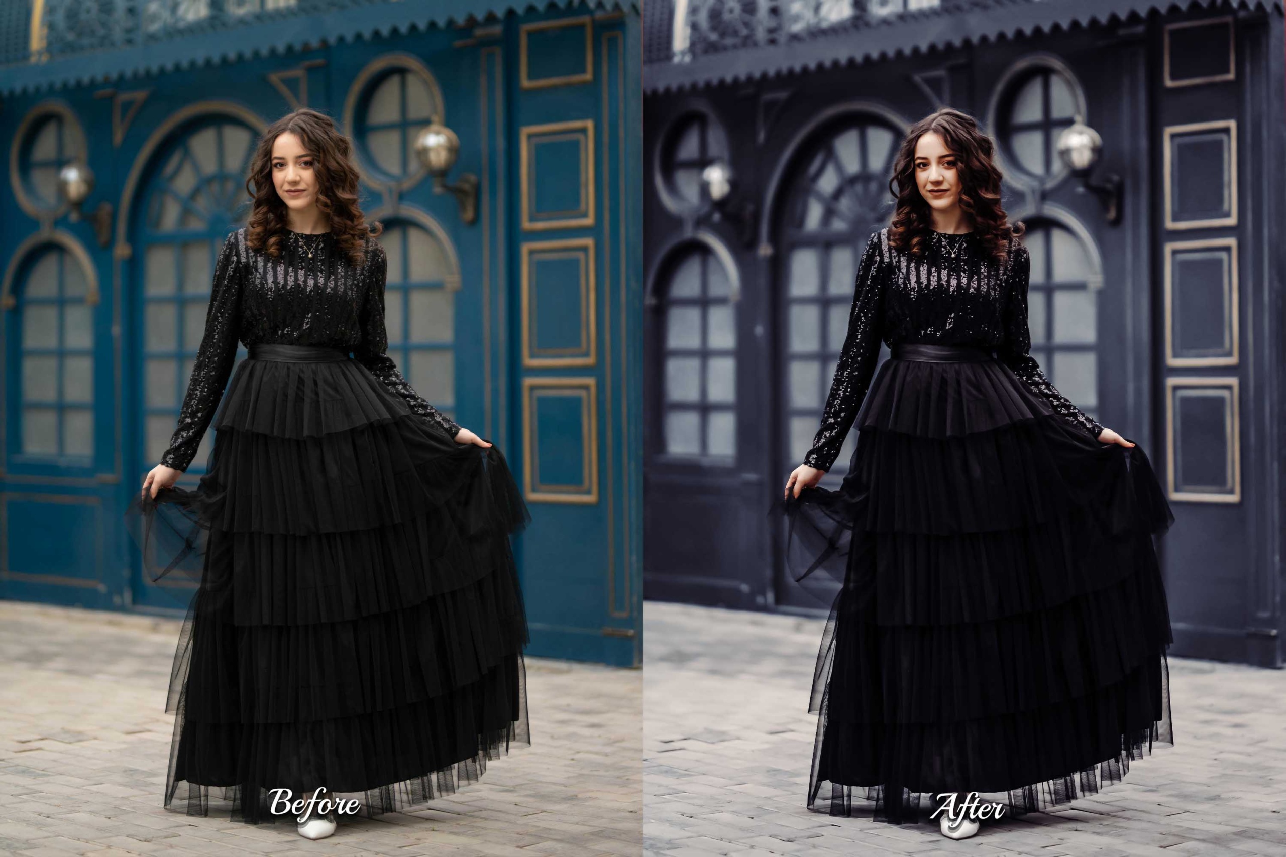 Elevate your Instagram feed with Dark Luxe Actions for rich, deep, and vibrant black tones.