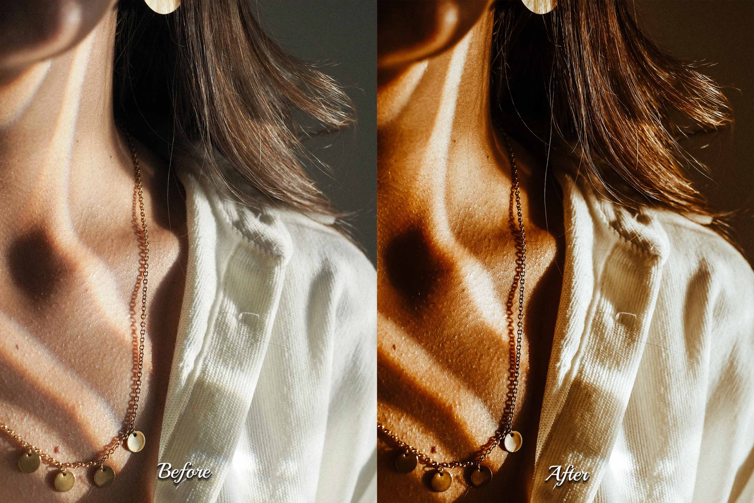 Gold Glow Presets: Perfect for bloggers and artists, these actions bring chic and shiny vibes to your photos.