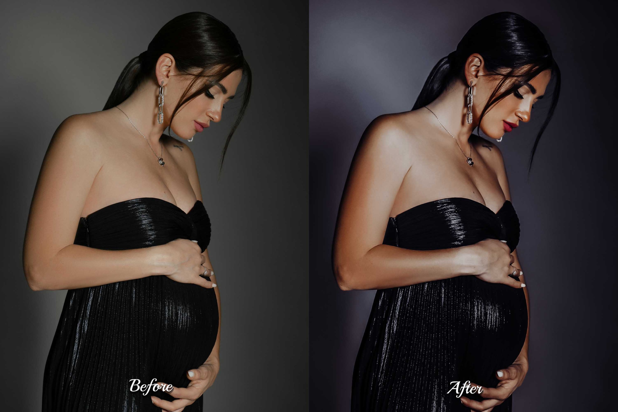 30 Dark Luxe Actions and Video LUTs, perfect for influencers and professional users.