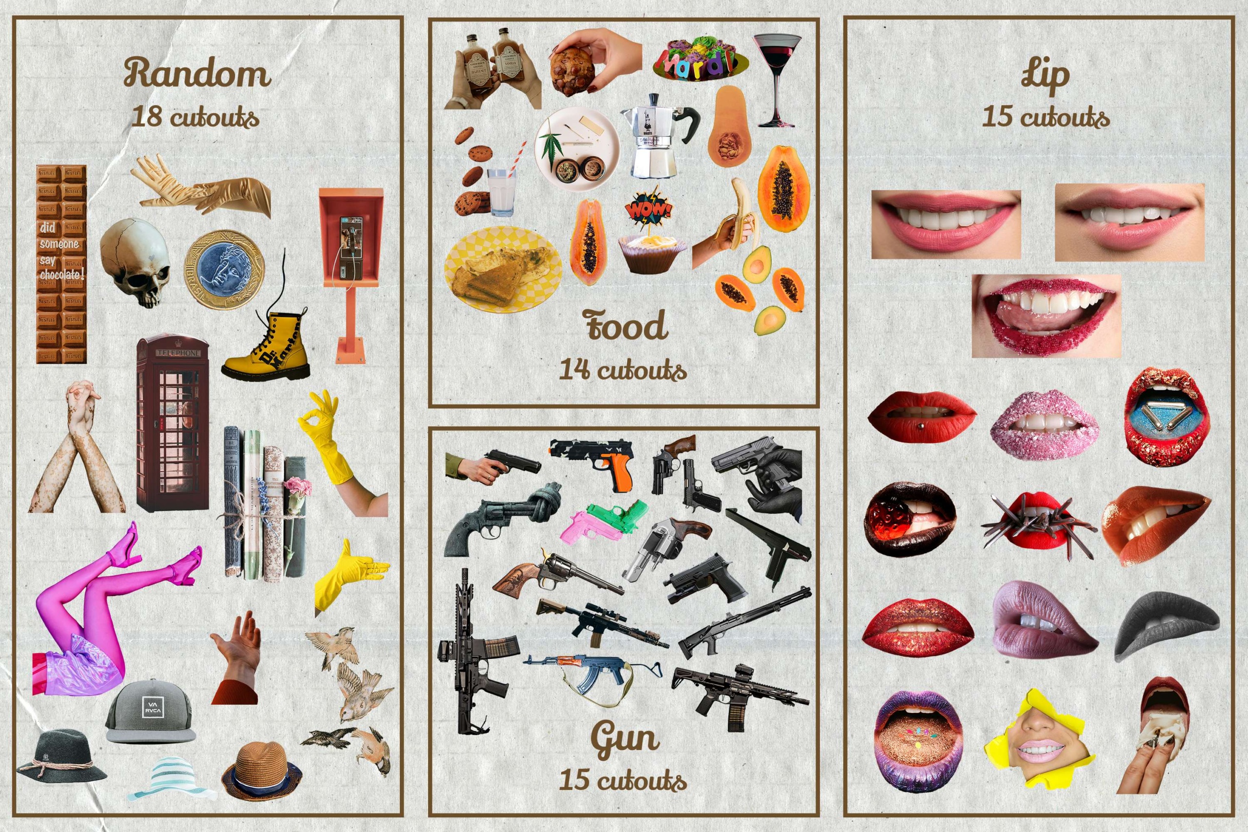 Eye Illustration: An eye graphic that adds intrigue and artistic flair to your collages. Use it to evoke nostalgia or create eye-catching visuals.