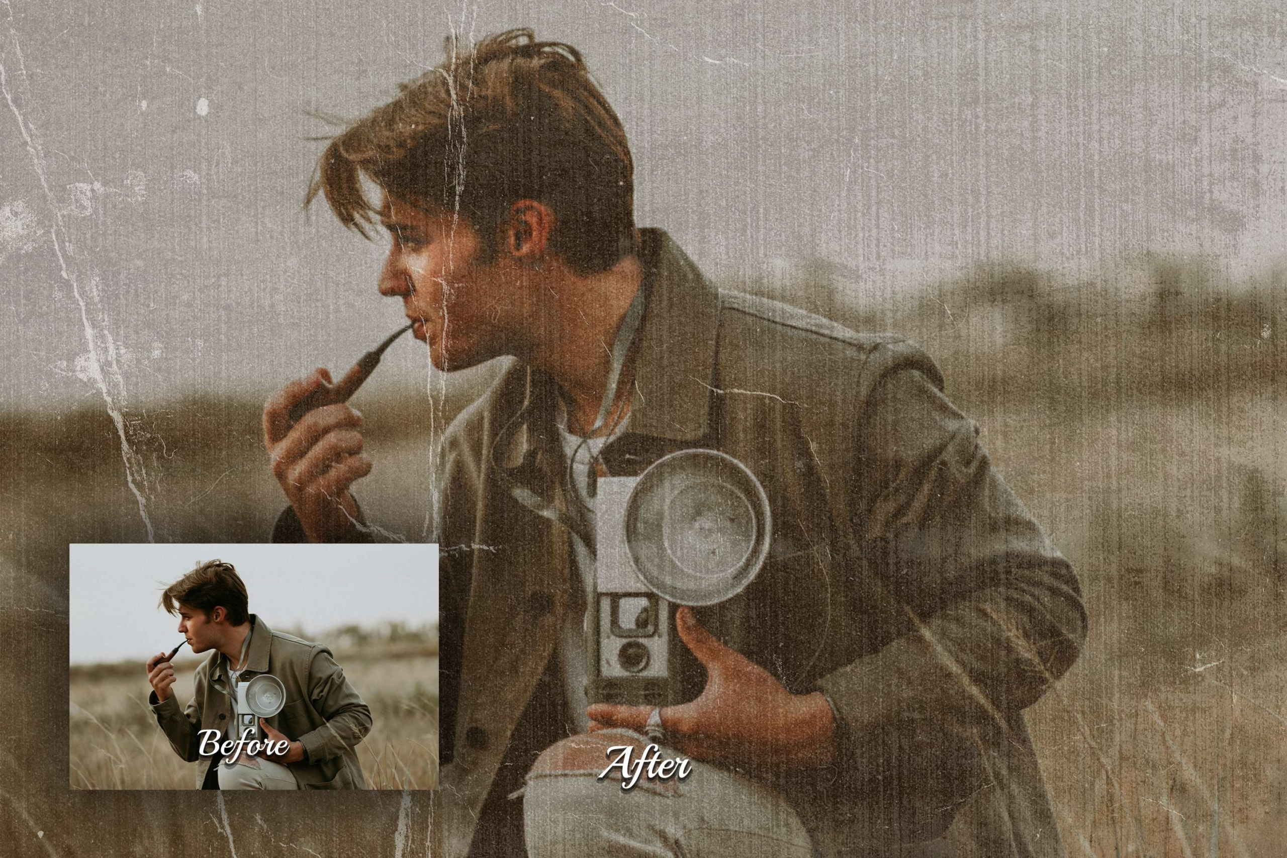 Use this high-resolution distressed texture overlay to elevate outdoor scenes. It imparts a weathered, rugged look, perfect for landscapes or urban photography.