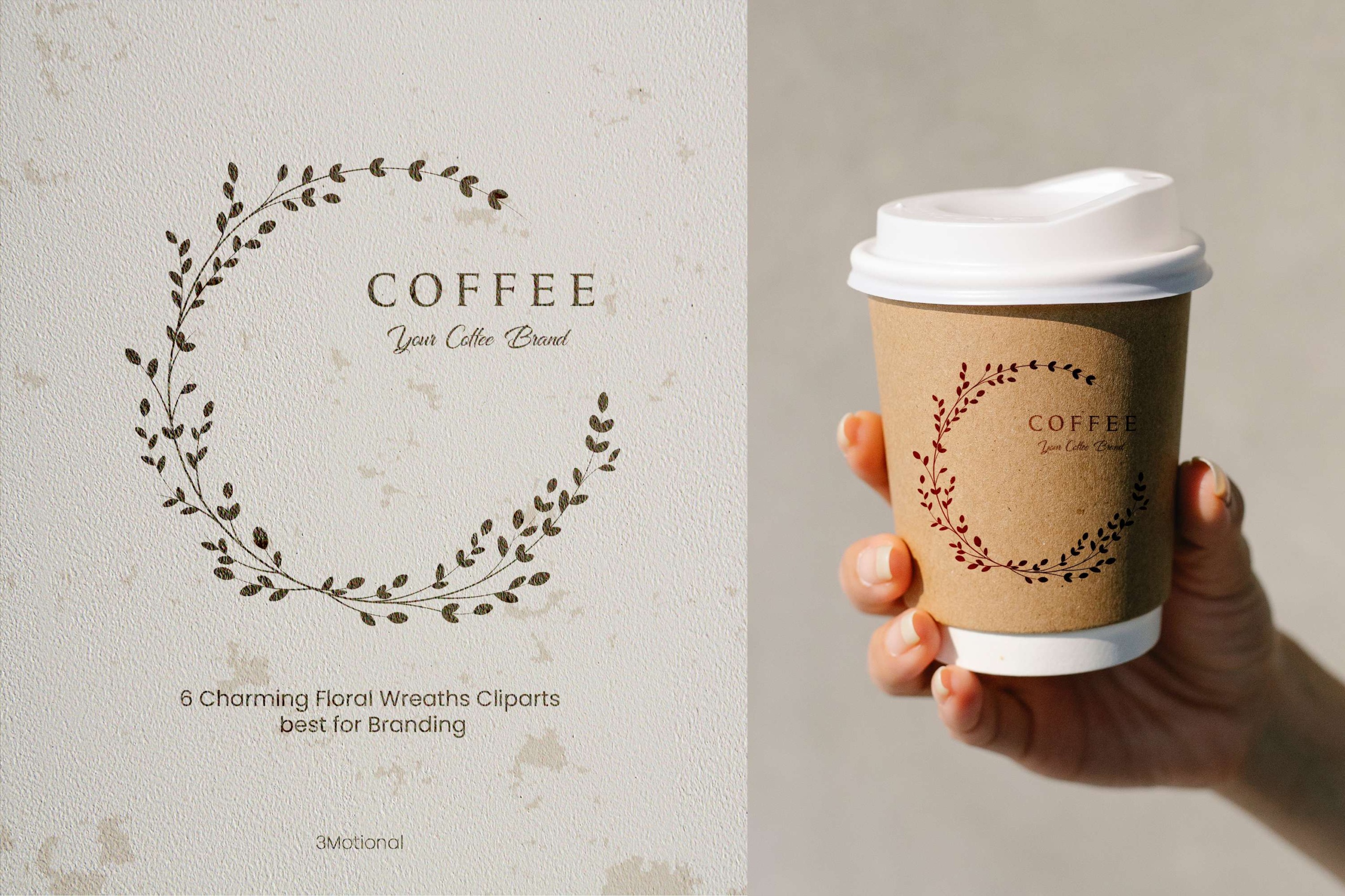 Scrapbook Page Botanicals: Enhance your scrapbook pages with these delightful botanical wreaths. Arrange them around photos, journal entries, or mementos for a whimsical touch.