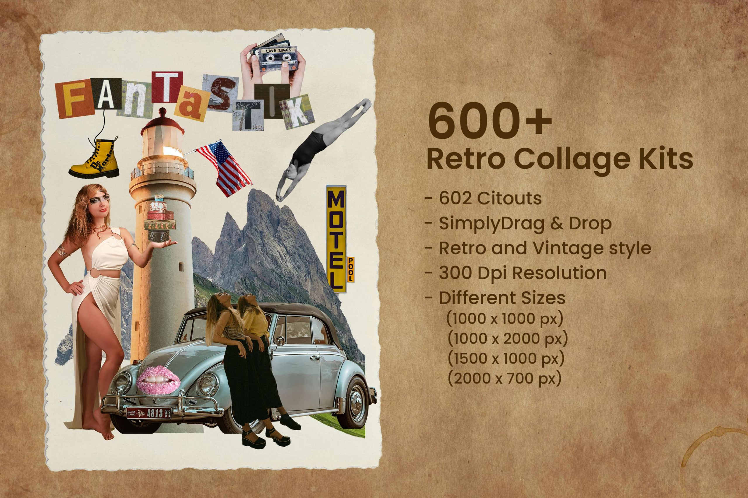 Gun Graphic in Classic Style: A vintage firearm illustration, suitable for edgy or noir-themed collages.