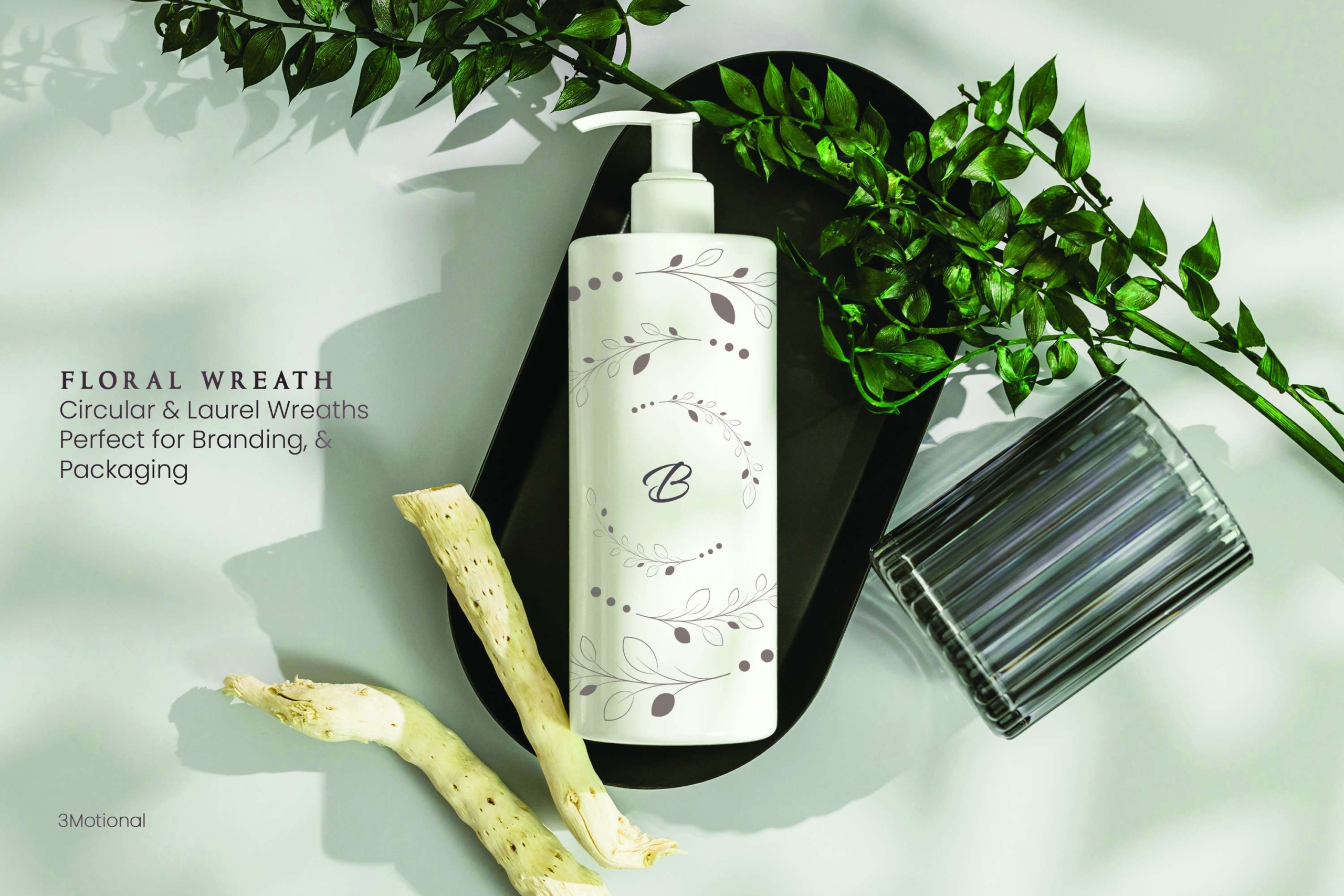 Thanksgiving Card Wreath: Celebrate the season of gratitude with a wreath that combines autumnal elements. Use it on Thanksgiving cards, place settings, or festive decor.