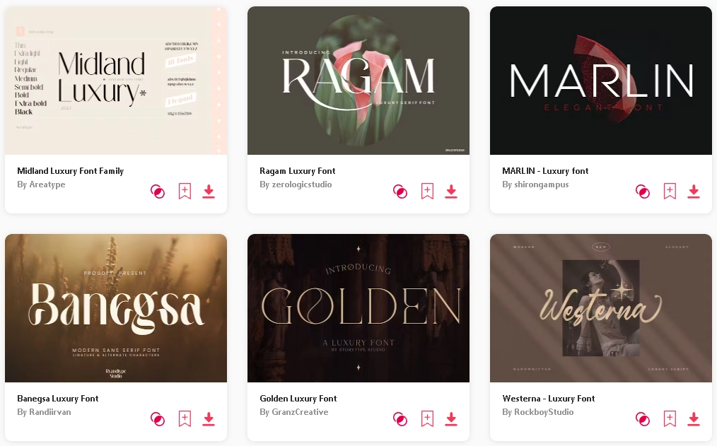 Best luxury fonts envato elements