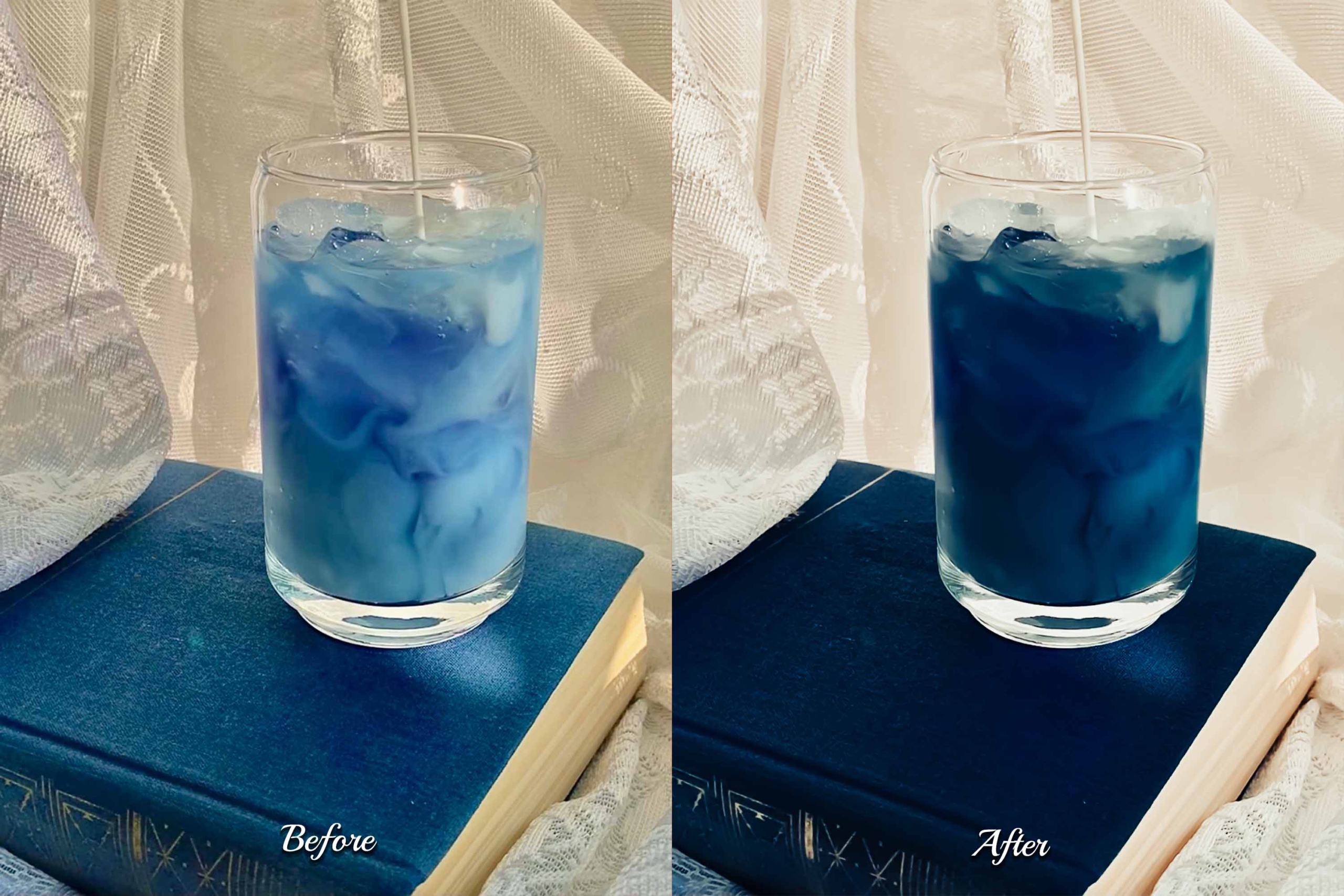 Navy & White Lightroom Presets - Achieve timeless, visually striking imagery with this comprehensive preset pack featuring a harmonious blend of navy, white, and blue tones.