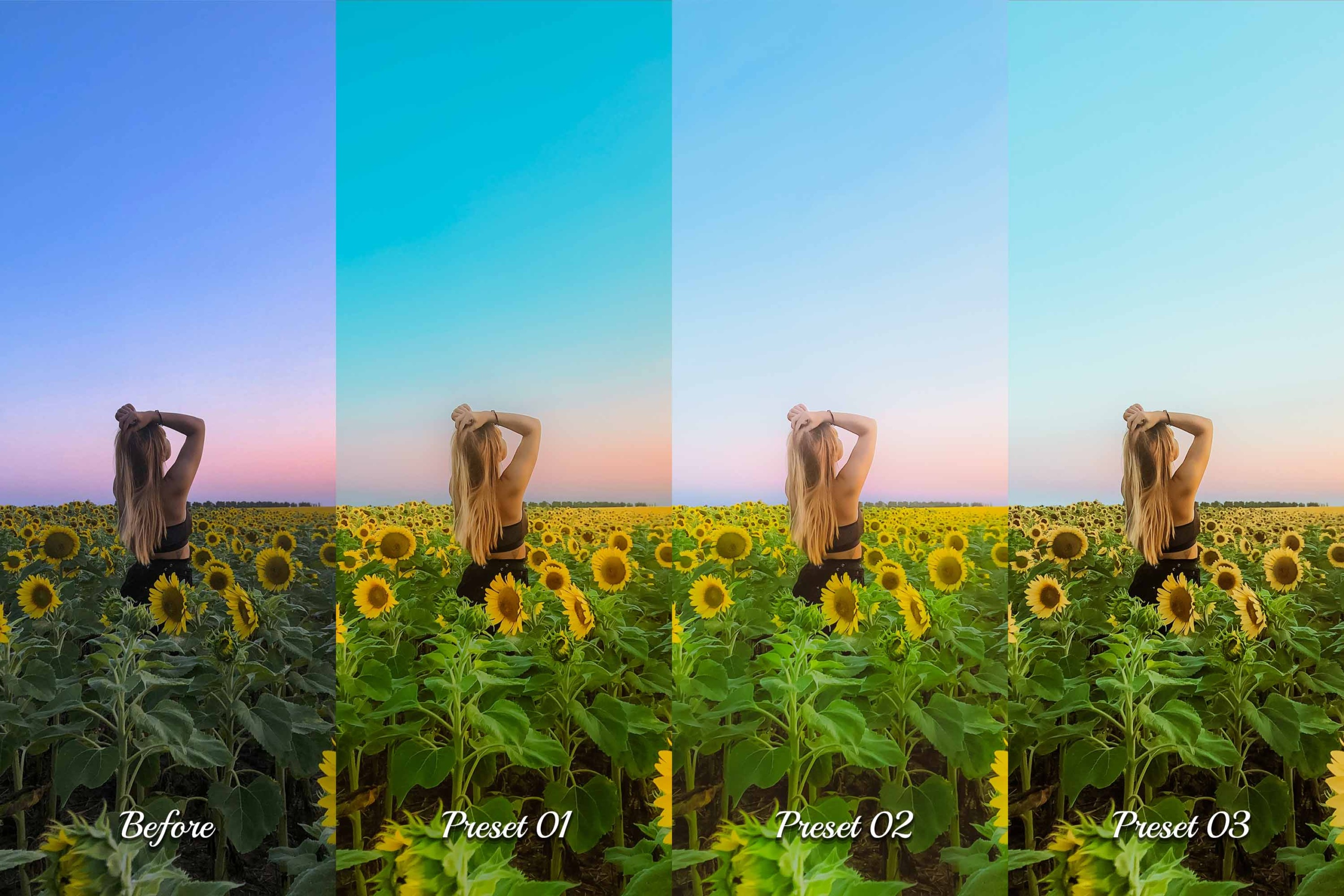 A split-screen showcasing the same video clip, one with and without an Eden LUT applied. Elevate your video editing with Eden LUTs.