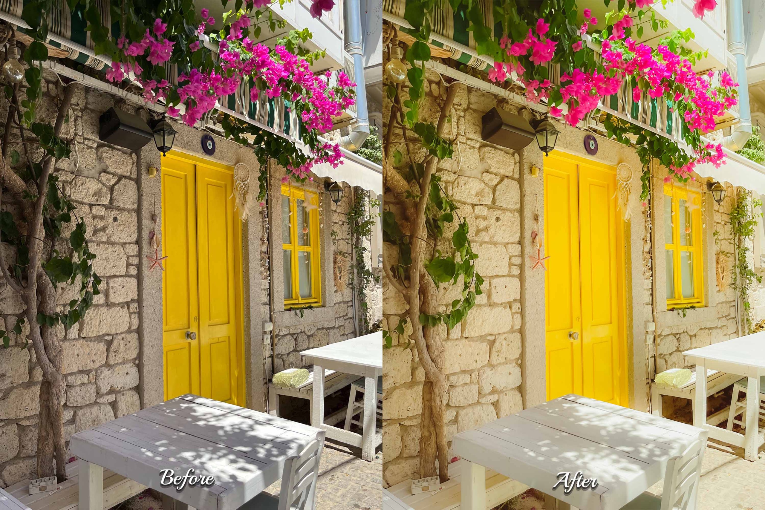 A collection of various photos edited with Eden presets, showcasing the diversity of the pack. Discover the Eden Lightroom Preset Collection for stunning edits.