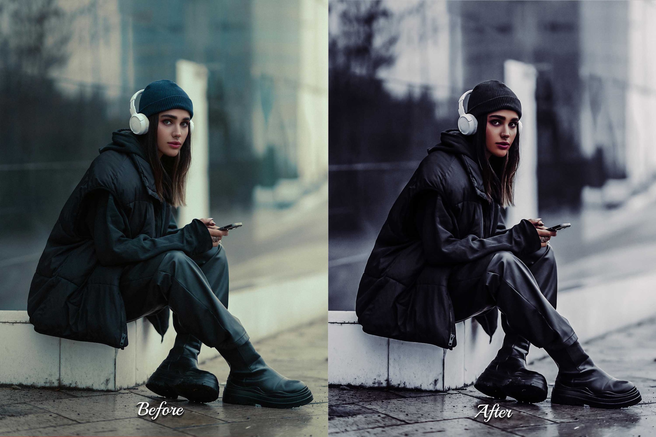 30 Dark Luxe Presets for Desktop and Mobile, perfect for influencers and professional users.