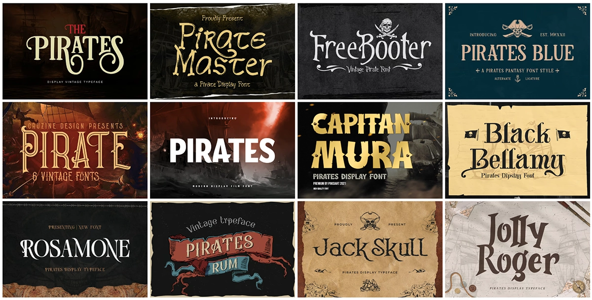 best pirate fonts