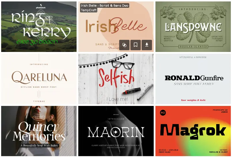 Irish Fonts
