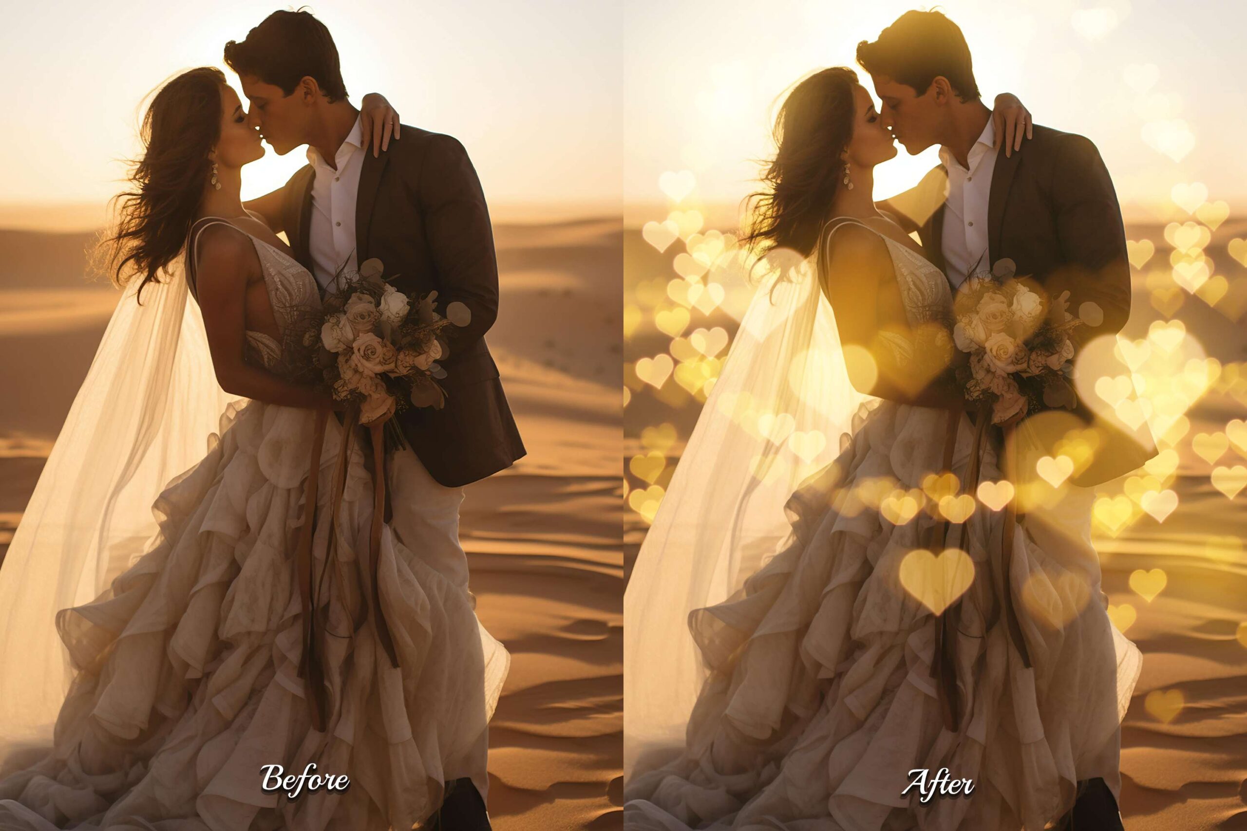 Lovely Lights and Glow Texture overlays: Perfect for outdoor events, love stories, and Valentine’s Day photography.