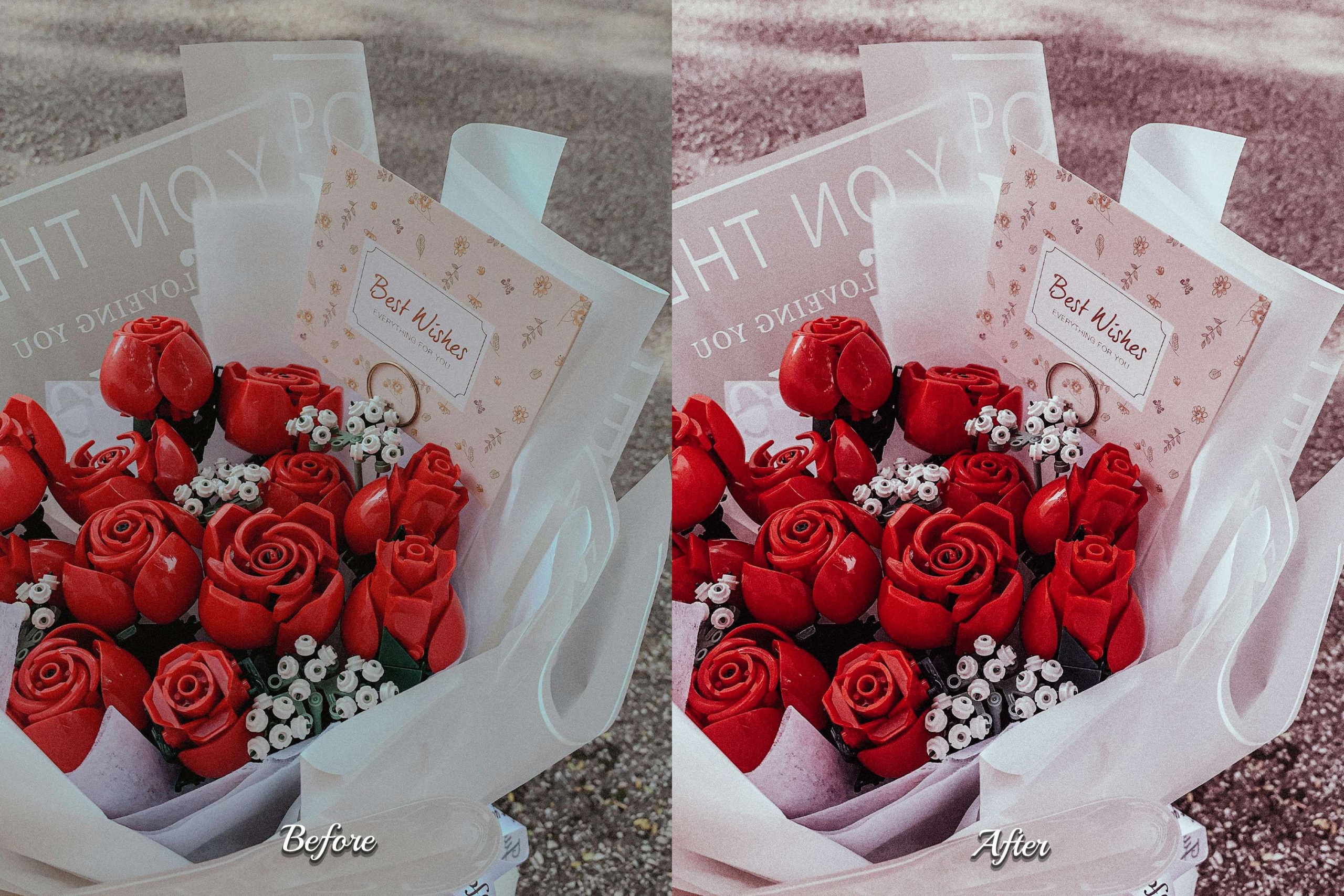 Create professional Valentine's videos with Valentine Vibe LUTs. Includes 30 CUBE LUTs for weddings, romantic couples, and engagements. Achieve red and pink aesthetics.