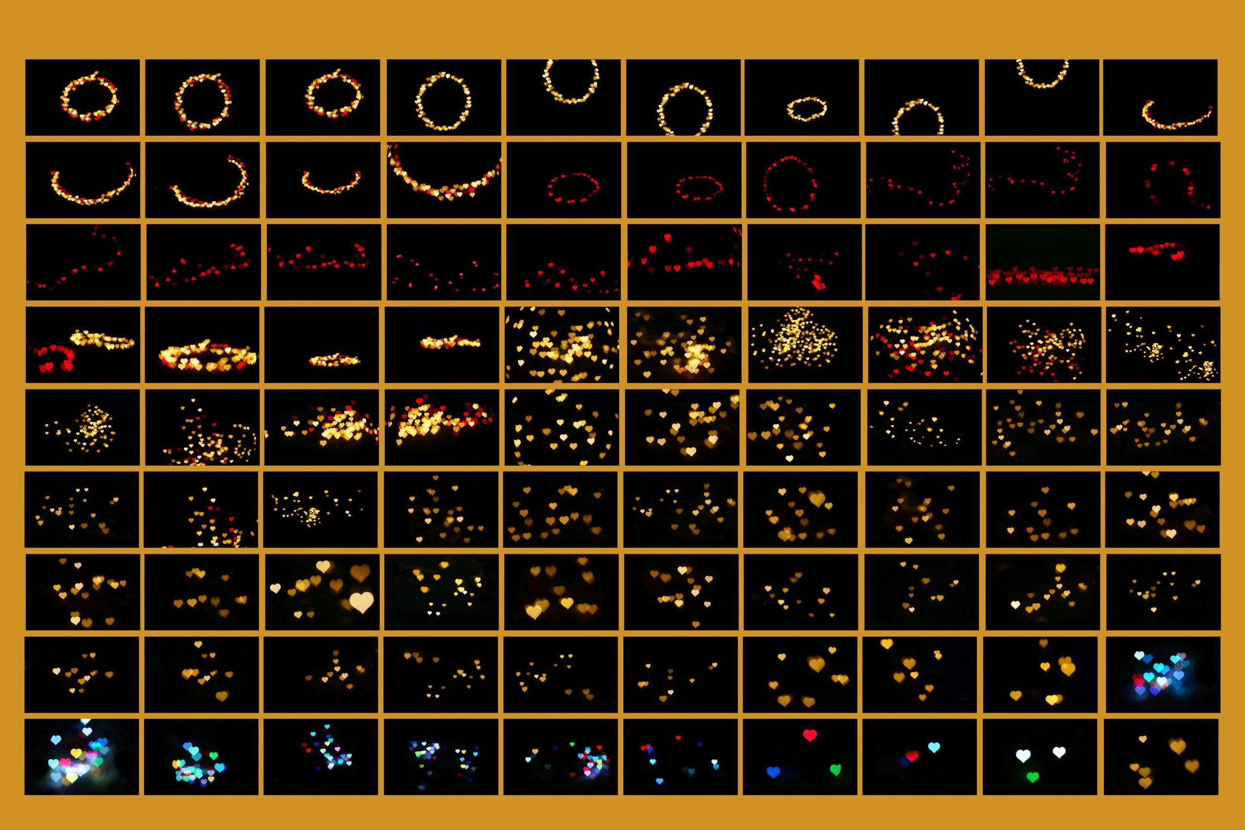 180 Heart Bokeh Overlays: Transform maternity shoots, outdoor events, and love stories with stunning digital fine art effects.