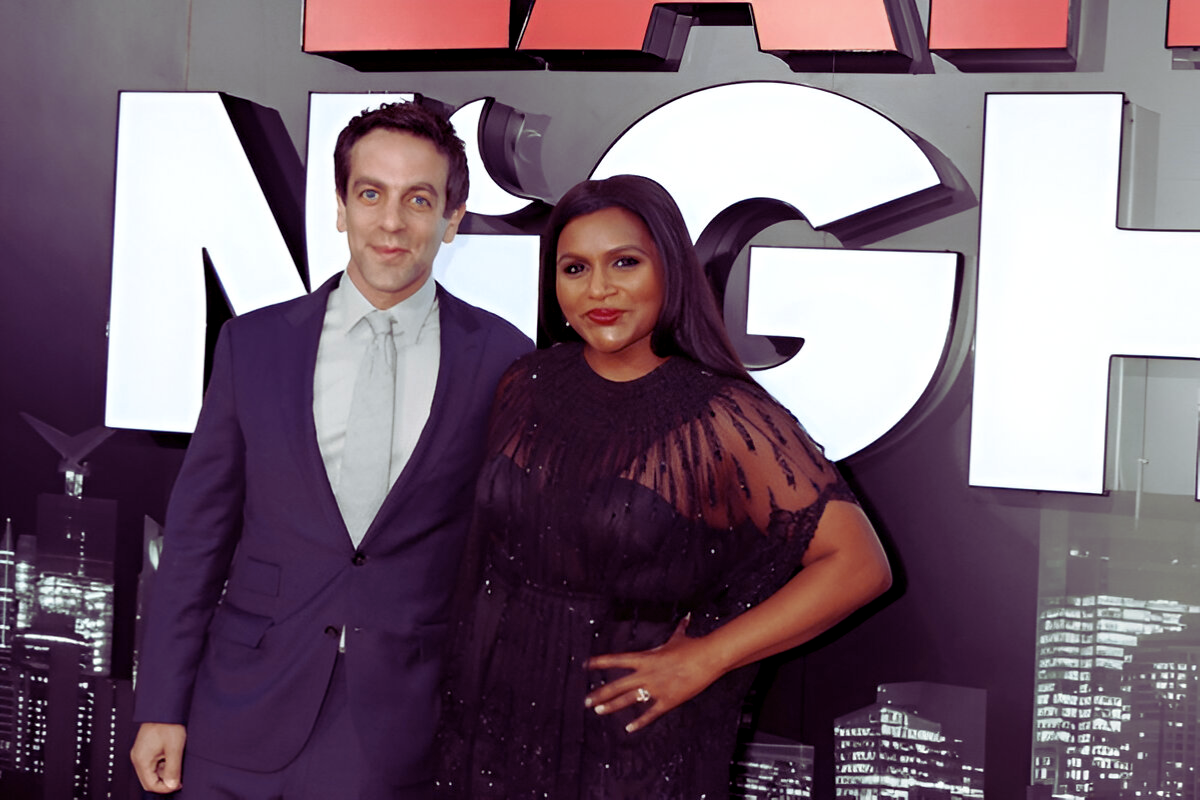 B.J. Novak Honors Mindy Kaling at Hollywood Walk of Fame Ceremony