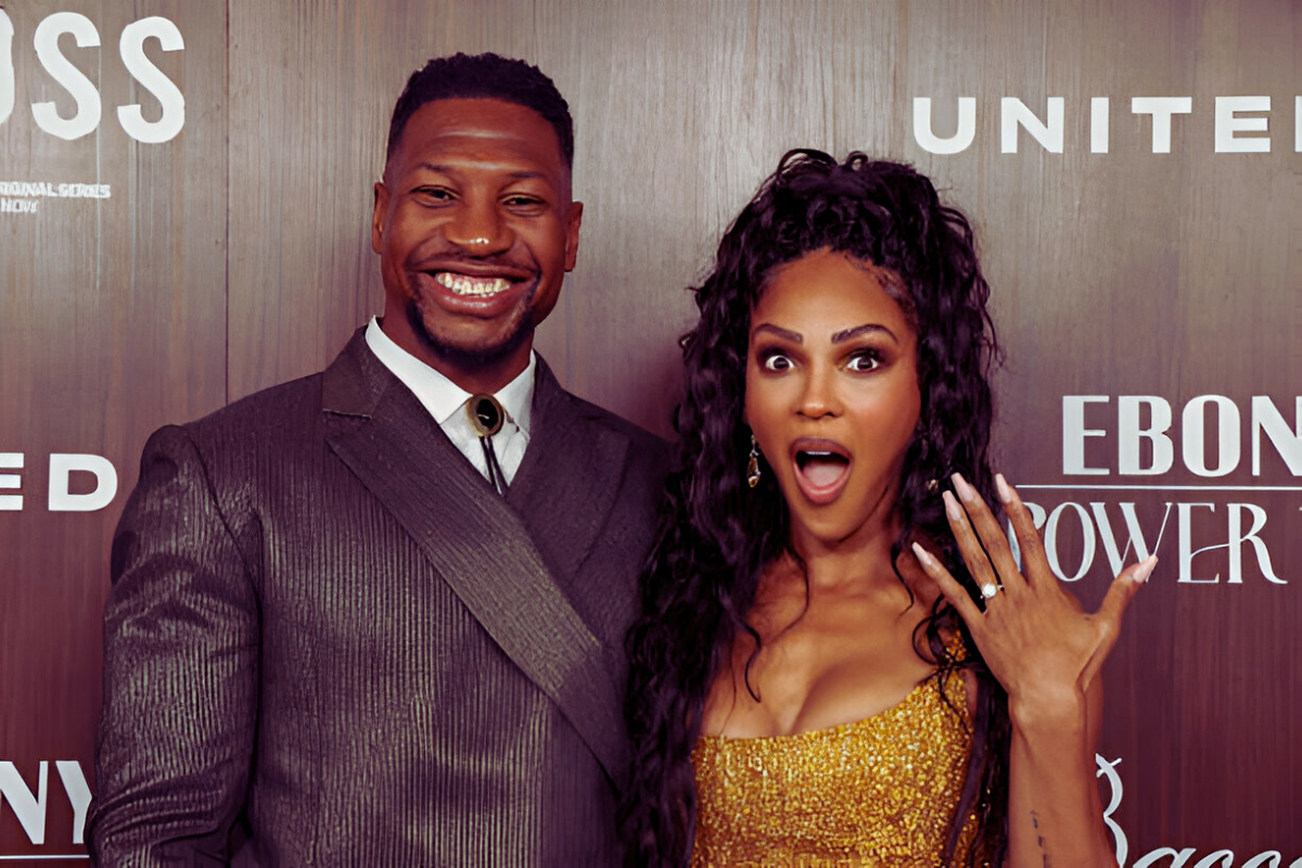 Jonathan Majors & Meagan Good Wedding