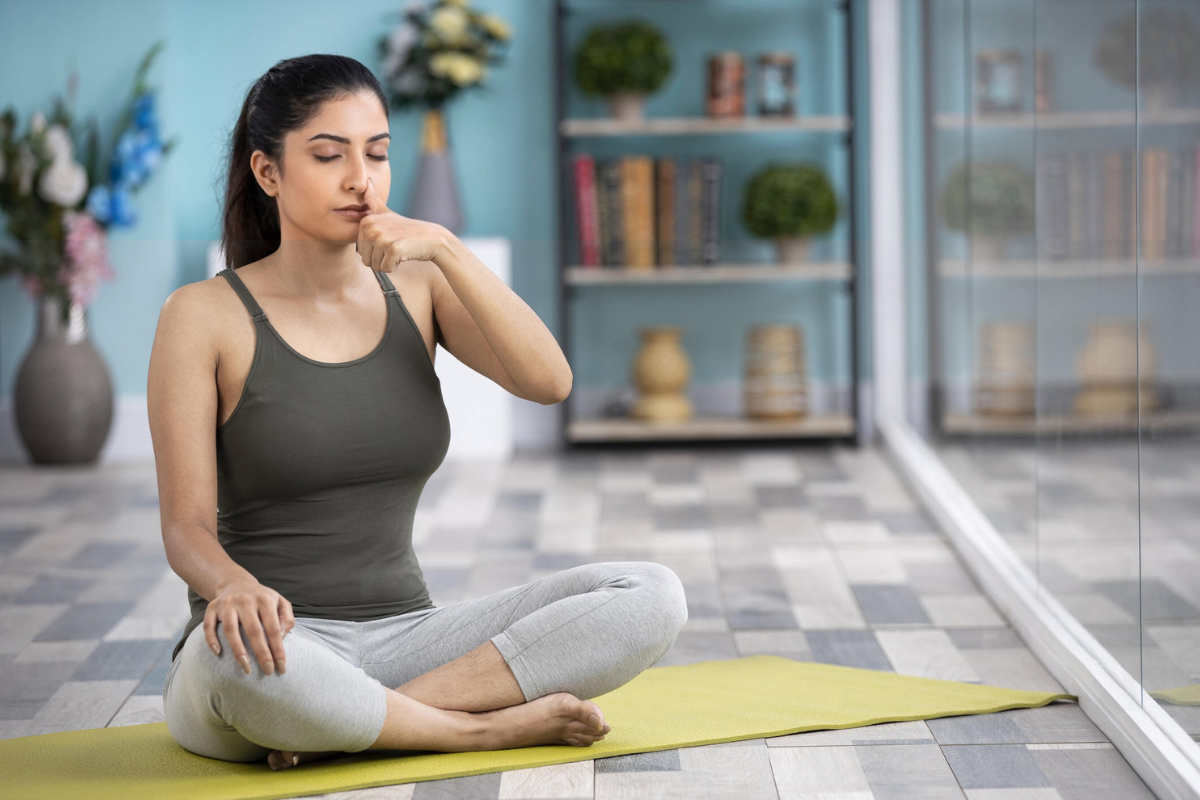 1-minute breathing exercise
